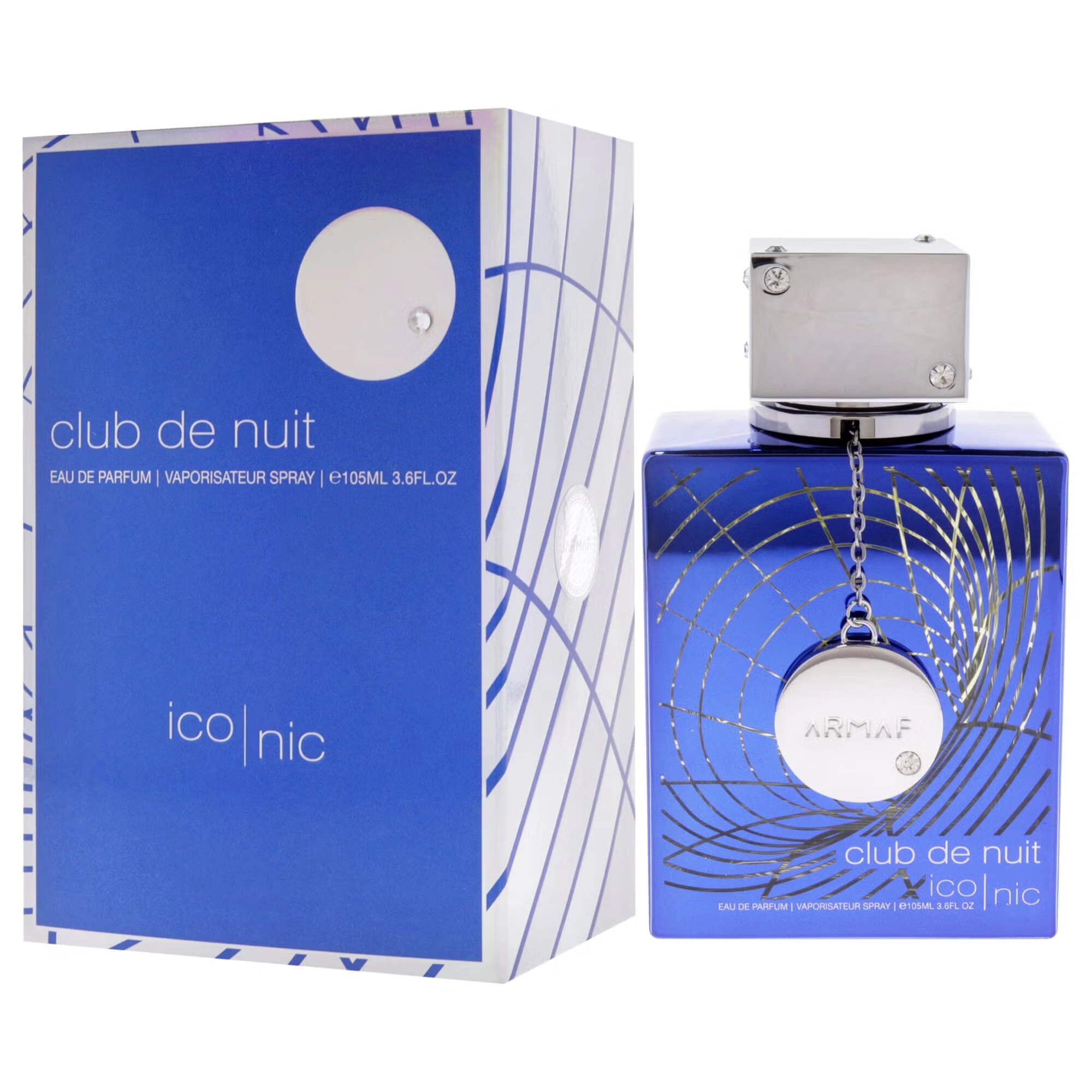 Club De Nuit Iconic Blue by Armaf for Men - 3.6 oz EDP Spray