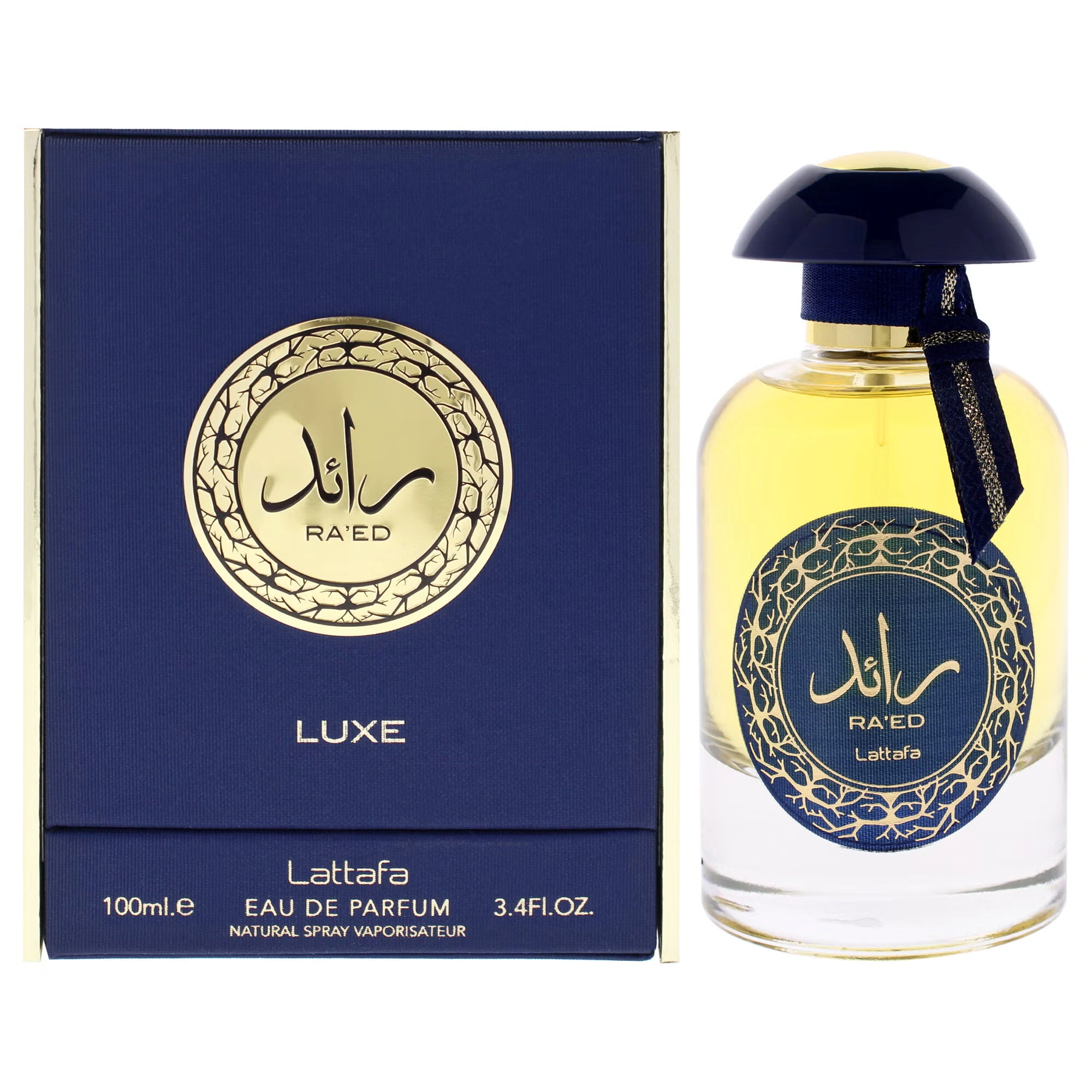 Raed Luxe Gold by Lattafa for Men - 3.4 oz EDP Spray