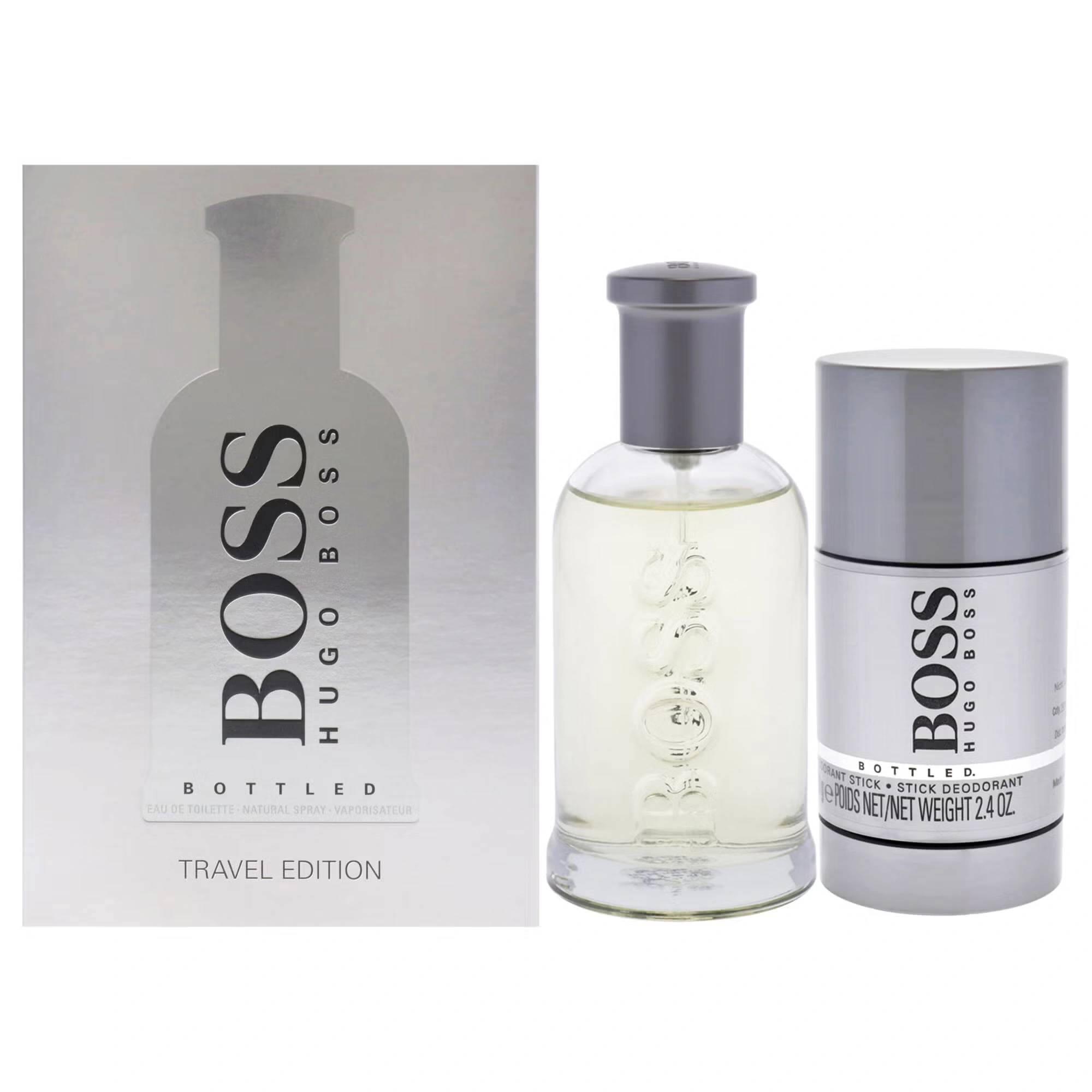 Boss No. 6 by Hugo Boss for Men - 2 Pc Gift Set 3.3oz EDT Spray, 2.4oz Deodorant Stick