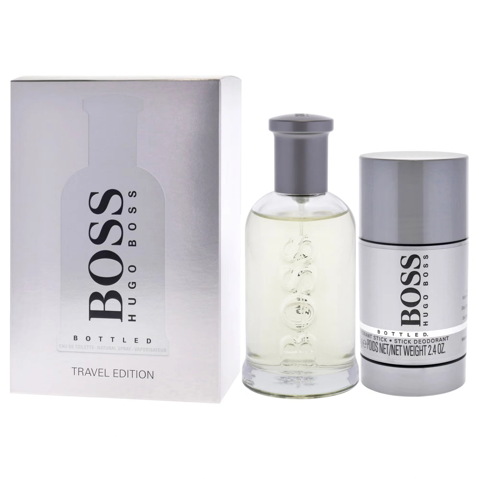 Boss No. 6 by Hugo Boss for Men - 2 Pc Gift Set 3.3oz EDT Spray, 2.4oz Deodorant Stick
