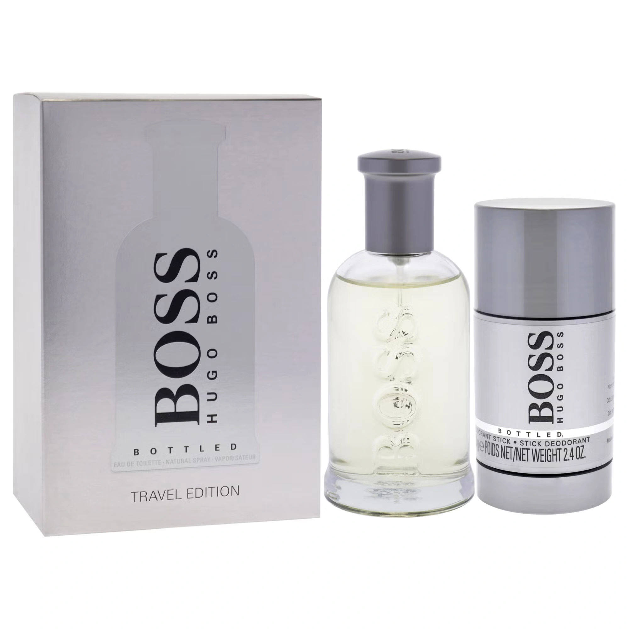 Boss No. 6 by Hugo Boss for Men - 2 Pc Gift Set 3.3oz EDT Spray, 2.4oz Deodorant Stick