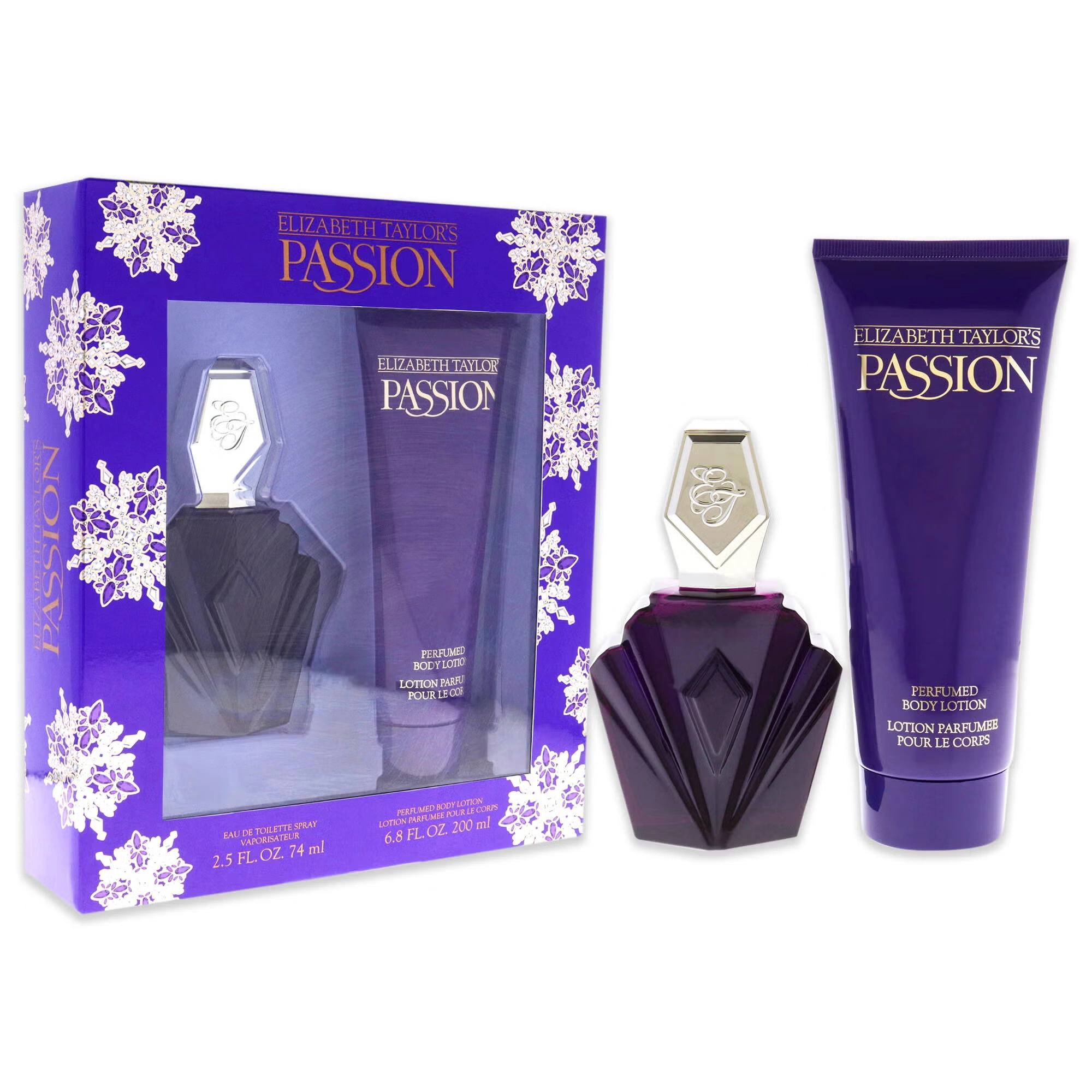 Passion by Elizabeth Taylor for Women - 2 Pc Gift Set 2.5oz EDT Spray, 6.8oz Perfumed Body Lotion 6 Passion by Elizabeth Taylor for Women - 2 Pc Gift Set 2.5oz EDT Spray, 6.8oz Perfumed Body Lotion