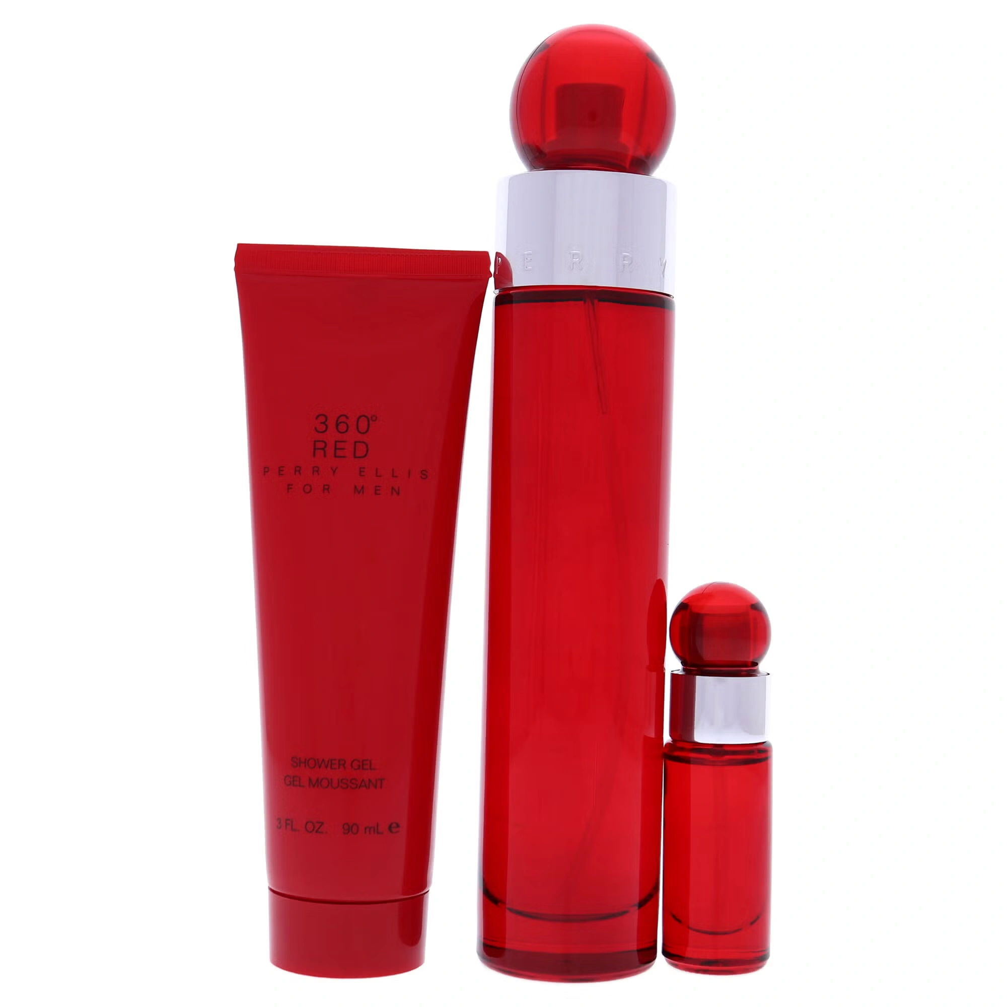 360 Red by Perry Ellis for Men - 3 Pc Gift Set 3.4oz EDT Spray, 7.5ml EDT Mini Spray, 3oz Shower Gel 4 360 Red by Perry Ellis for Men - 3 Pc Gift Set 3.4oz EDT Spray, 7.5ml EDT Mini Spray, 3oz Shower Gel