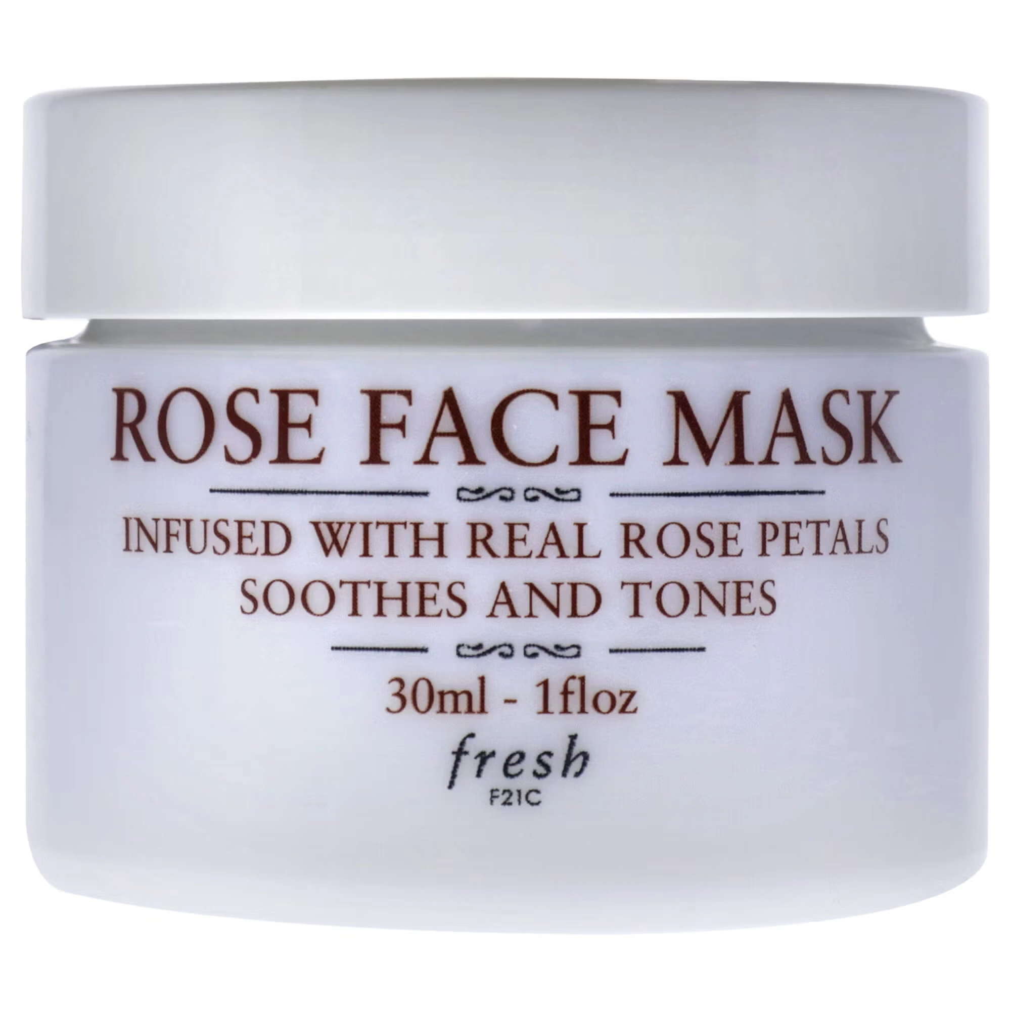 Rose Face Mask by Fresh for Women - 1 oz Mask