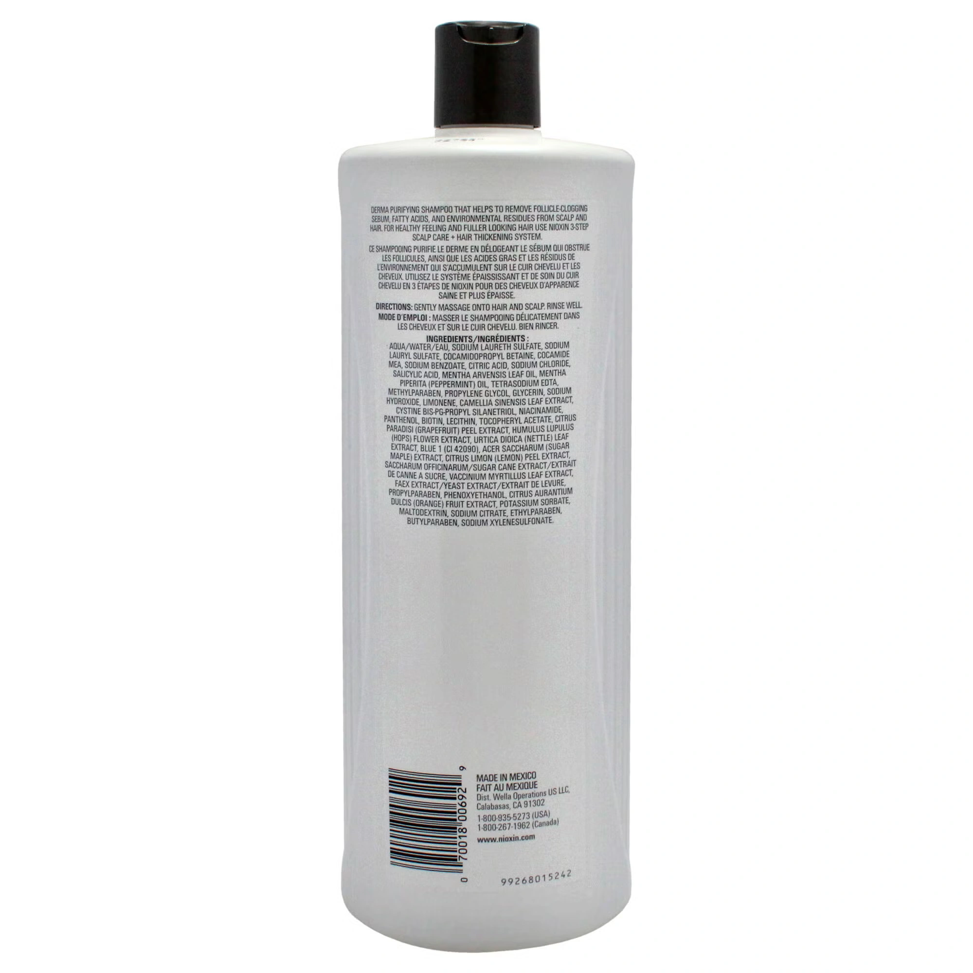 System 1 Cleanser Shampoo by Nioxin for Unisex - 33.8 oz Shampoo