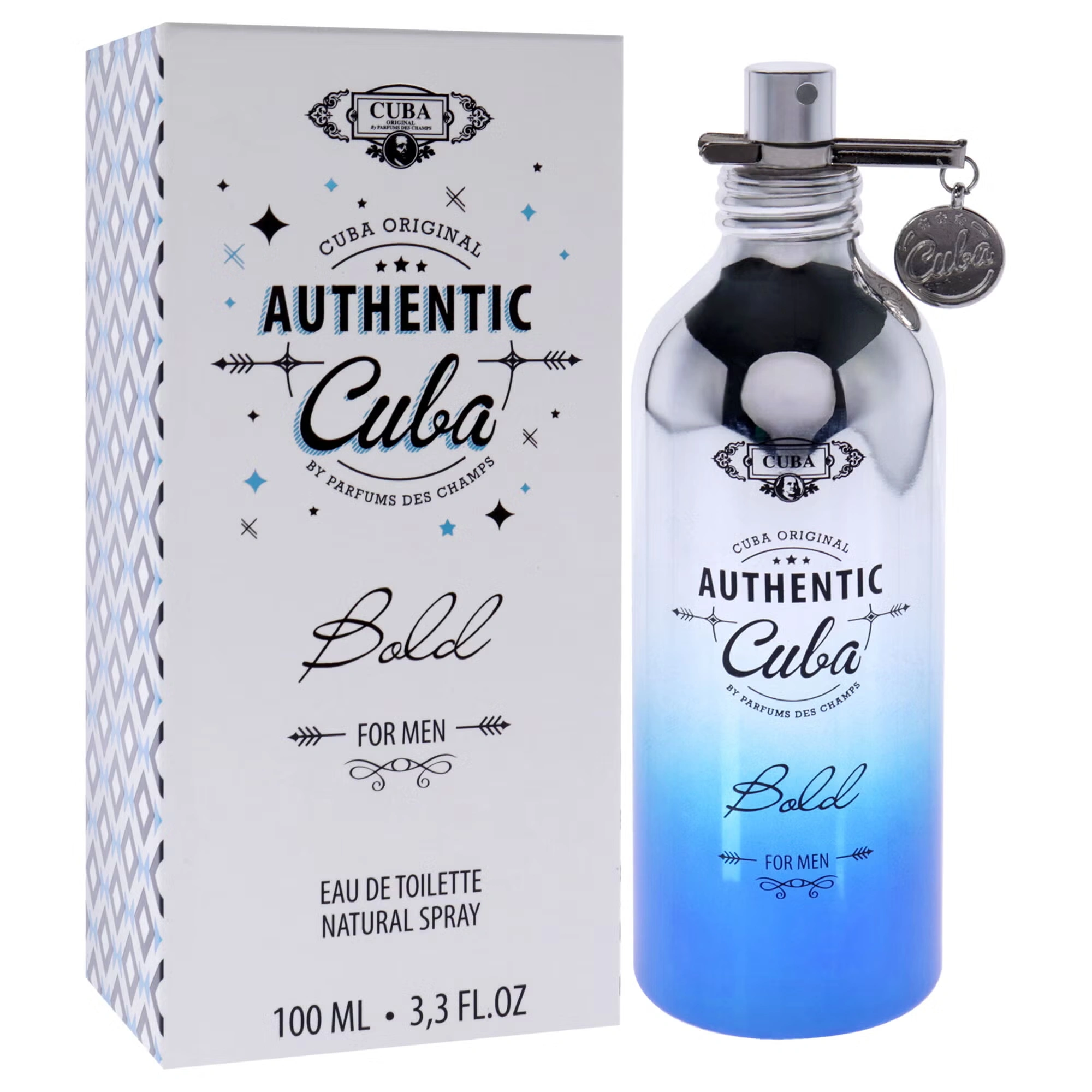 Cuba Authentic Bold by Cuba for Men - 3.3 oz EDT Spray