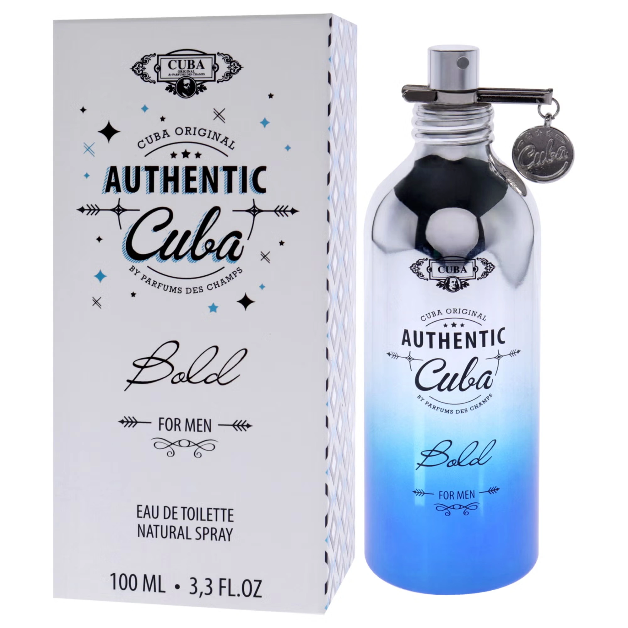 Cuba Authentic Bold by Cuba for Men - 3.3 oz EDT Spray