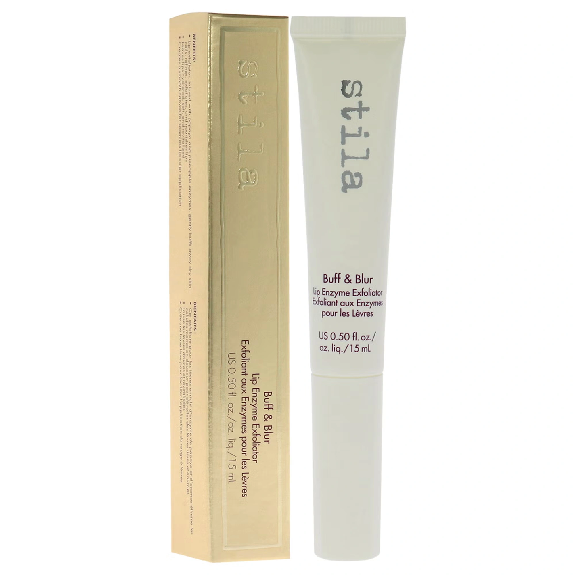 Buff and Blur Lip Enzyme Exfoliator by Stila for Women - 0.5 oz Exfoliator 7 Buff and Blur Lip Enzyme Exfoliator by Stila for Women - 0.5 oz Exfoliator