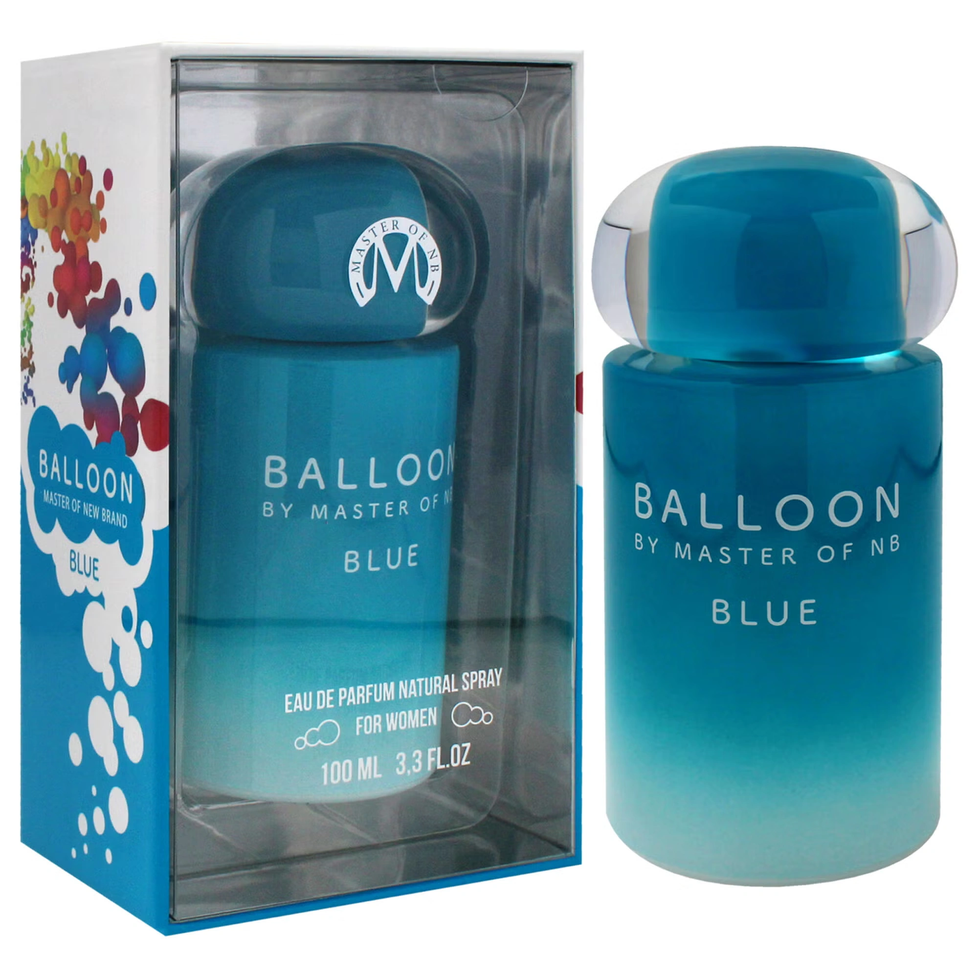 Master Balloon Blue by New Brand for Women - 3.3 oz EDP Spray