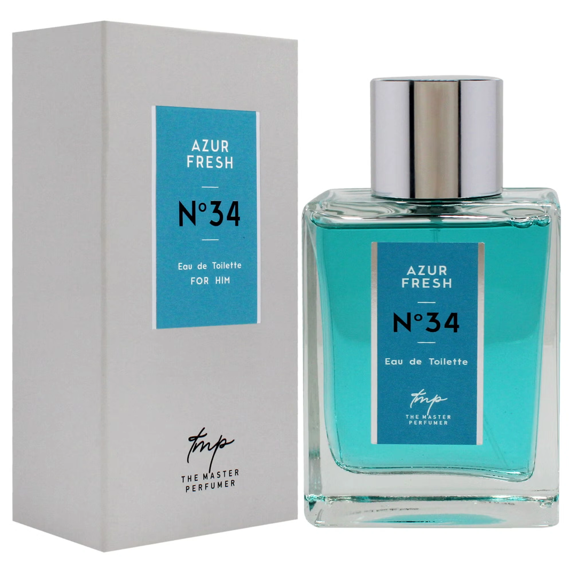 Azur Fresh N34 by The Master Perfumer for Men - 3.4 oz EDT Spray