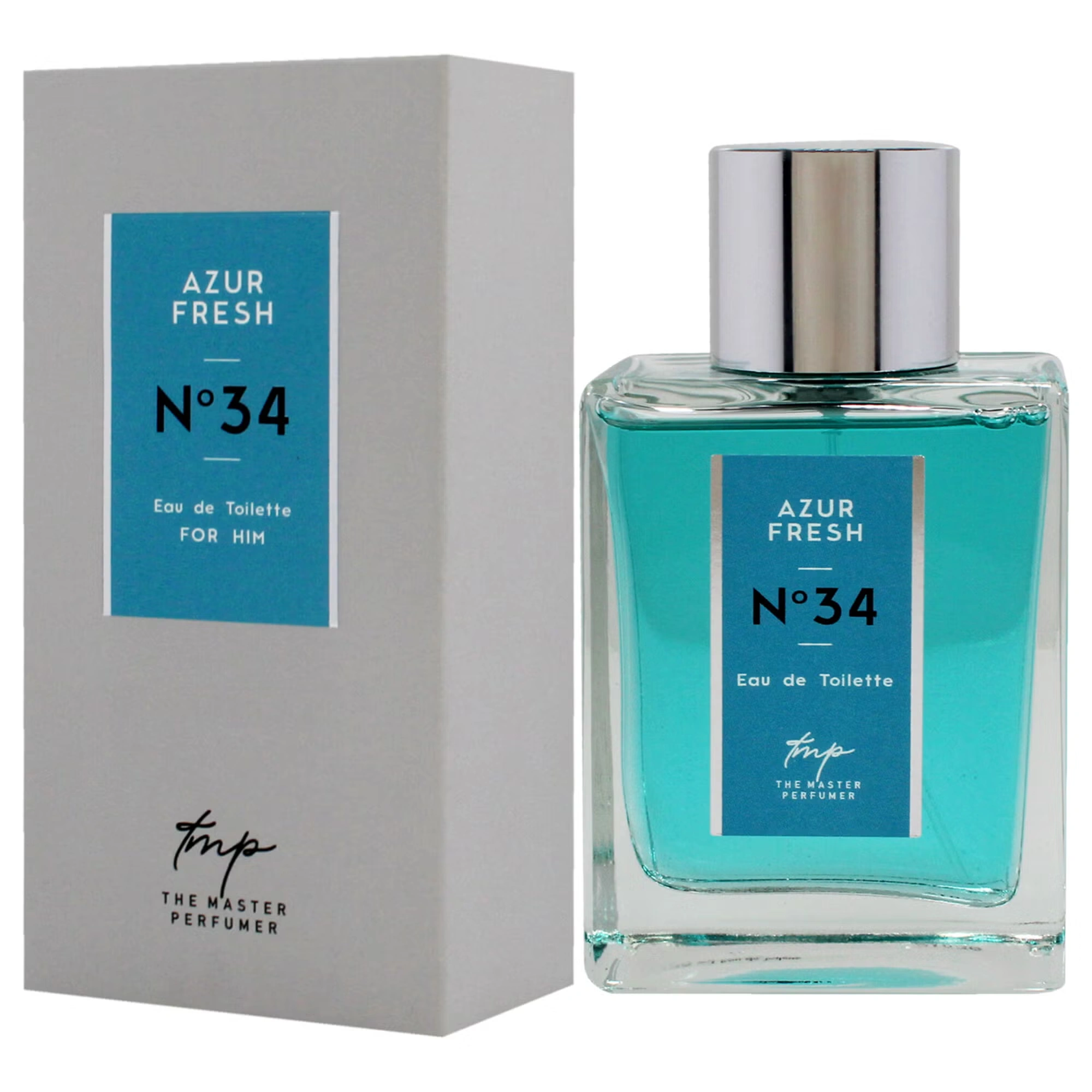 Azur Fresh N34 by The Master Perfumer for Men - 3.4 oz EDT Spray