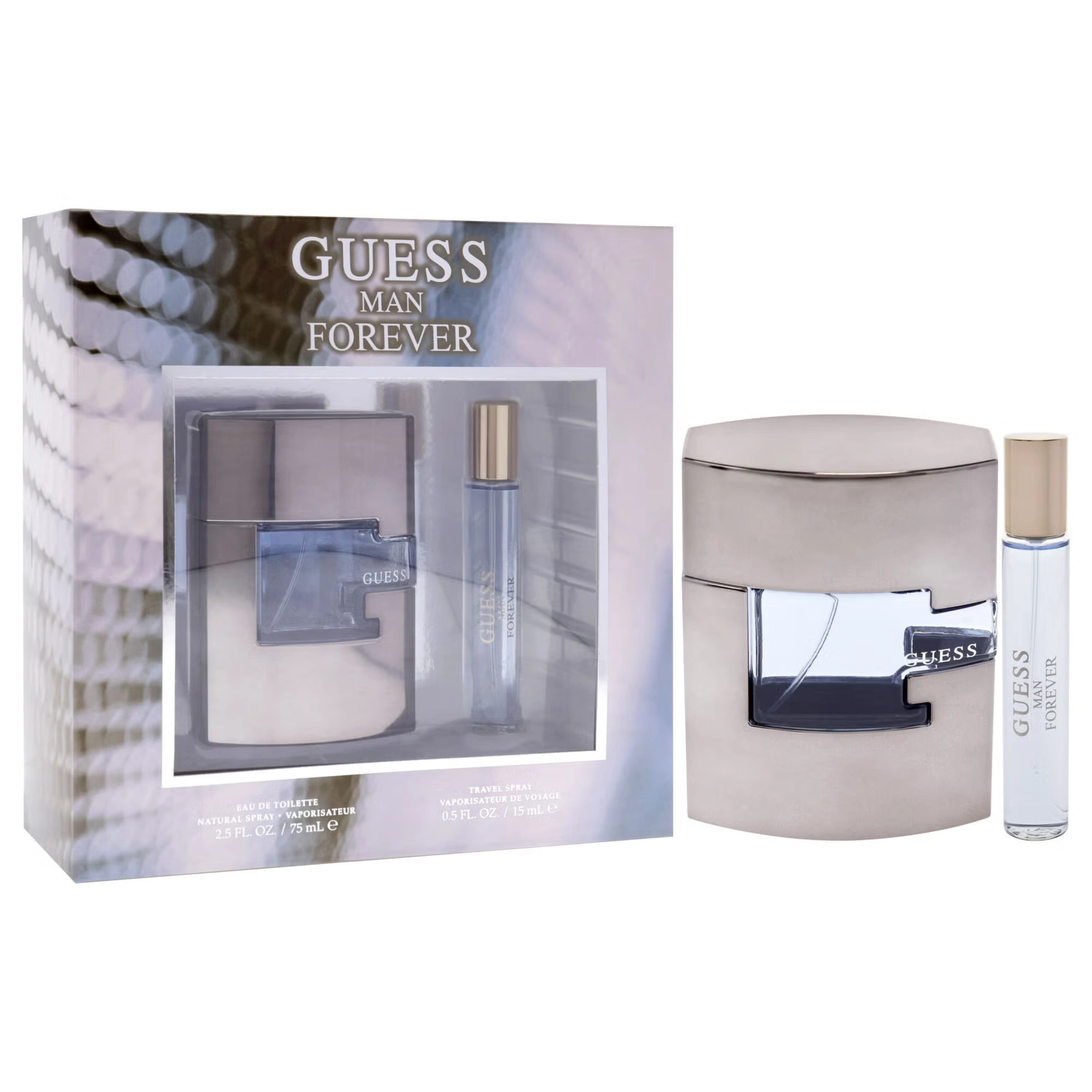Guess Forever by Guess for Men - 2 Pc Gift Set 2.5oz EDT Spray, 0.5oz EDT Spray