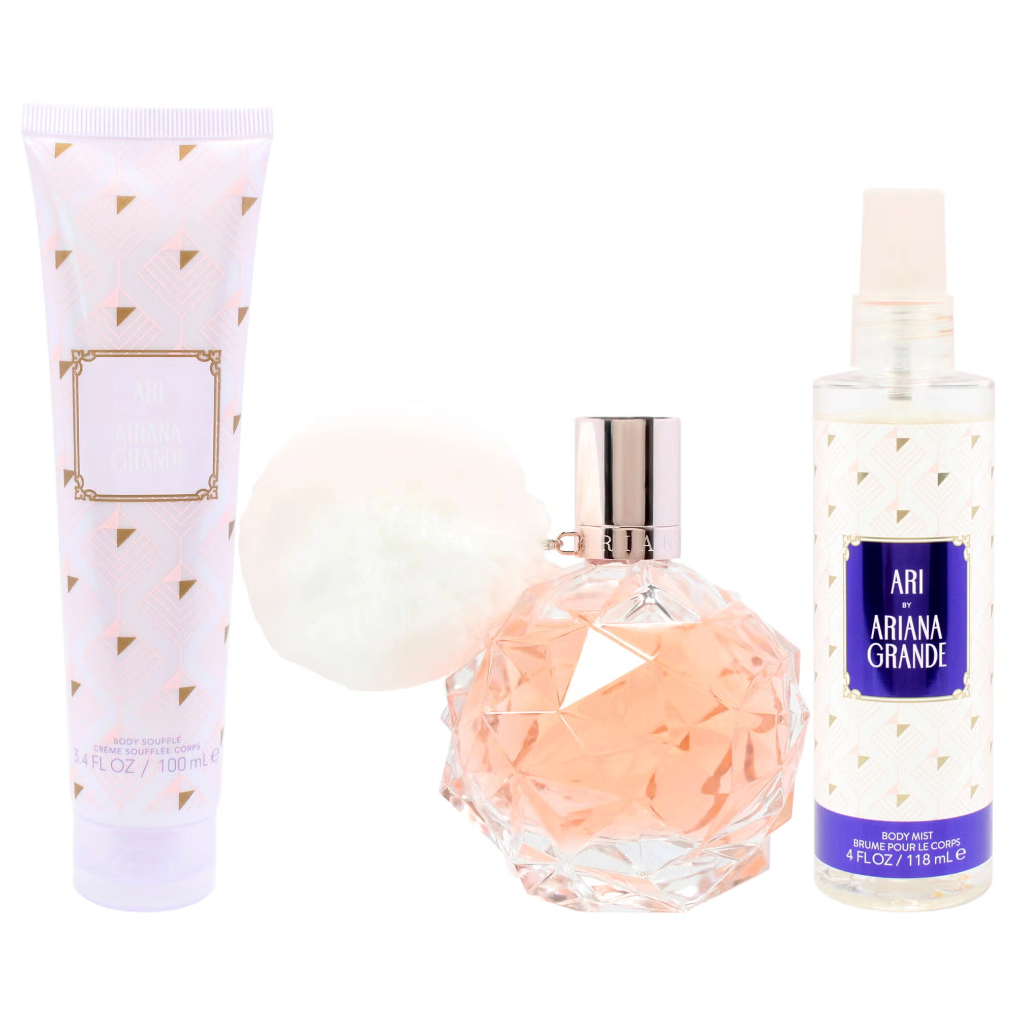 Ari by Ariana Grande for Women - 3 Pc Gift Set 3.4oz EDP Spray, 3.4oz Body Souffle, 4oz Body Mist 5 Ari by Ariana Grande for Women - 3 Pc Gift Set 3.4oz EDP Spray, 3.4oz Body Souffle, 4oz Body Mist