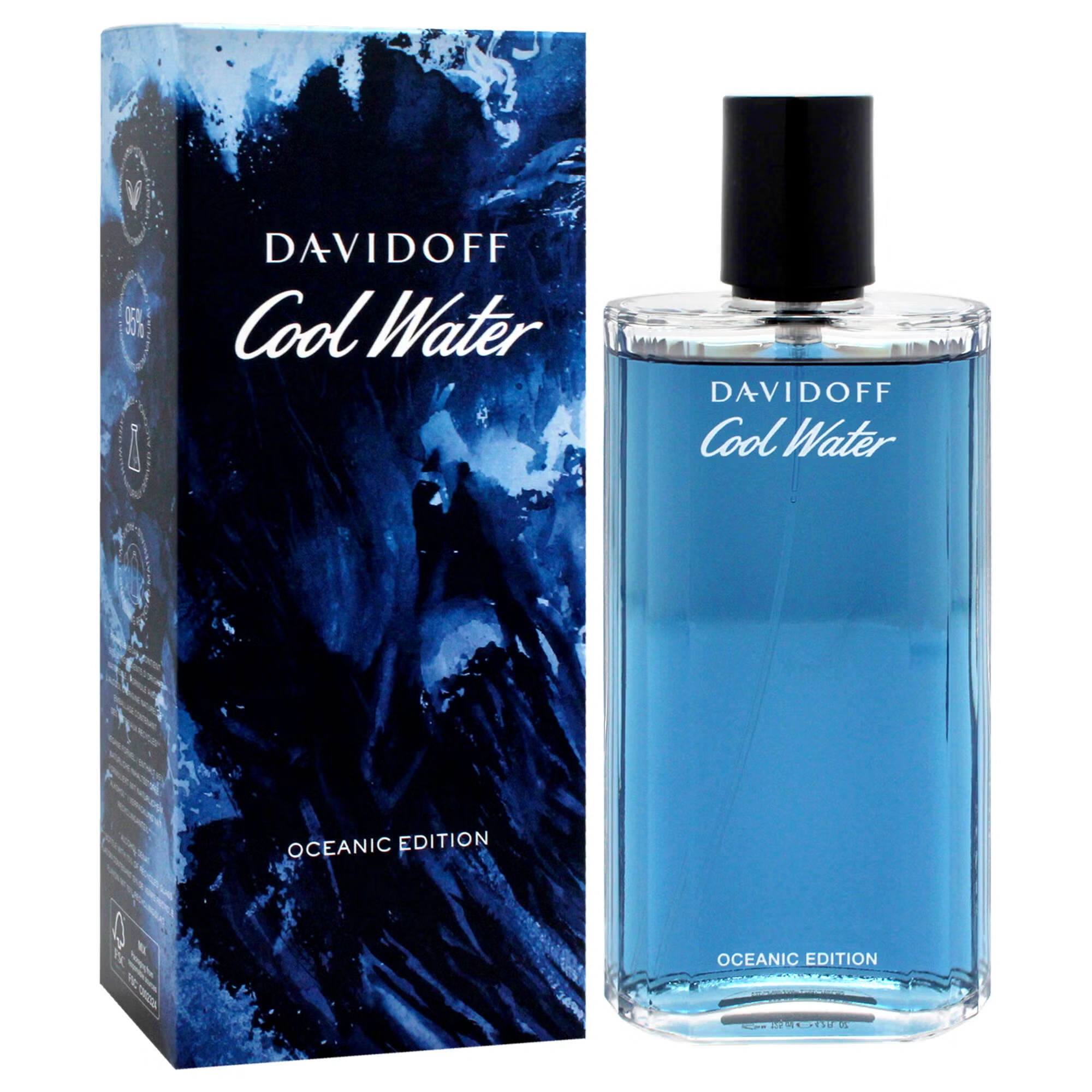 Cool Water Oceanic Edition by Davidoff for Men - 4.2 oz EDT Spray