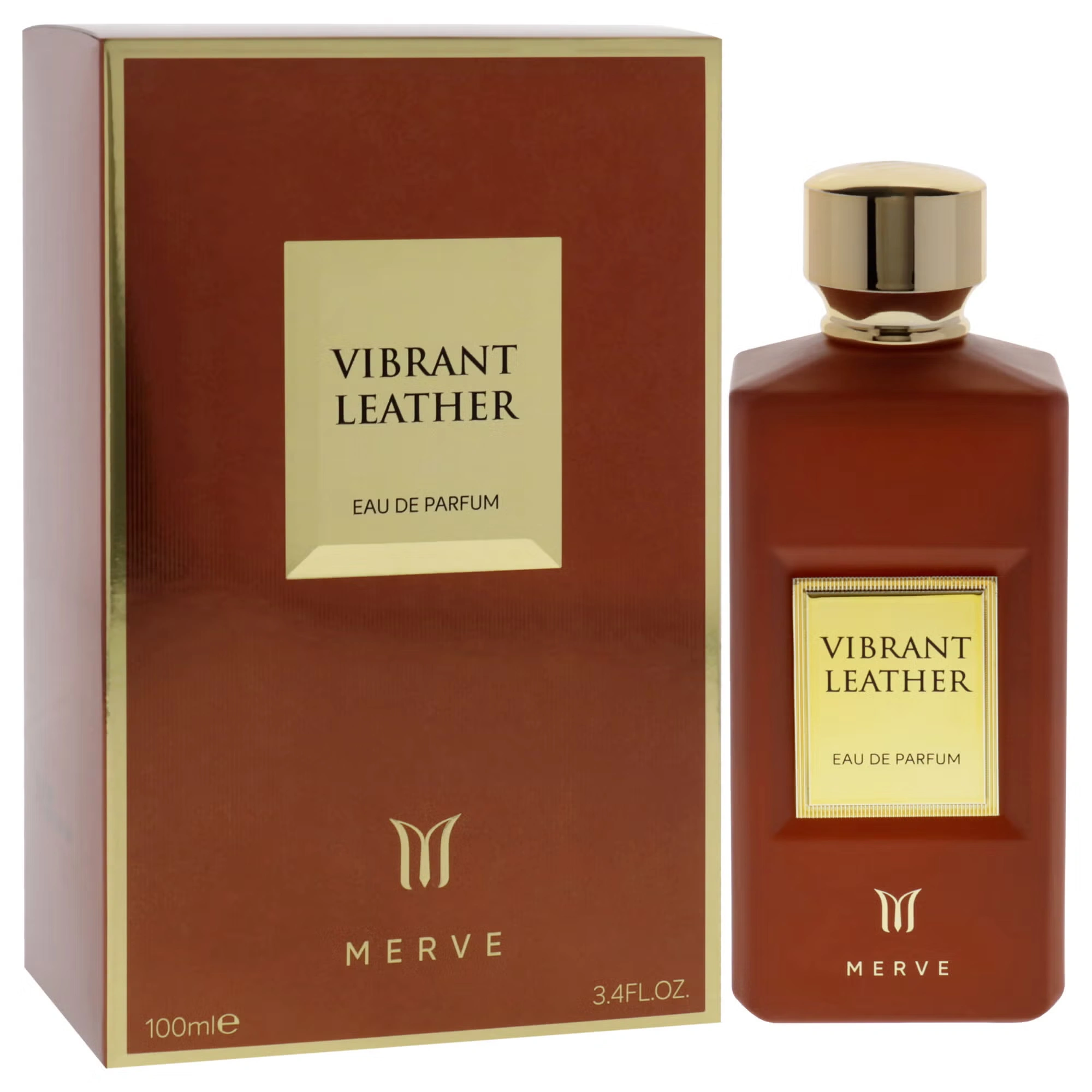 Vibrant Leather by Merve for Men - 3.4 oz EDP Spray