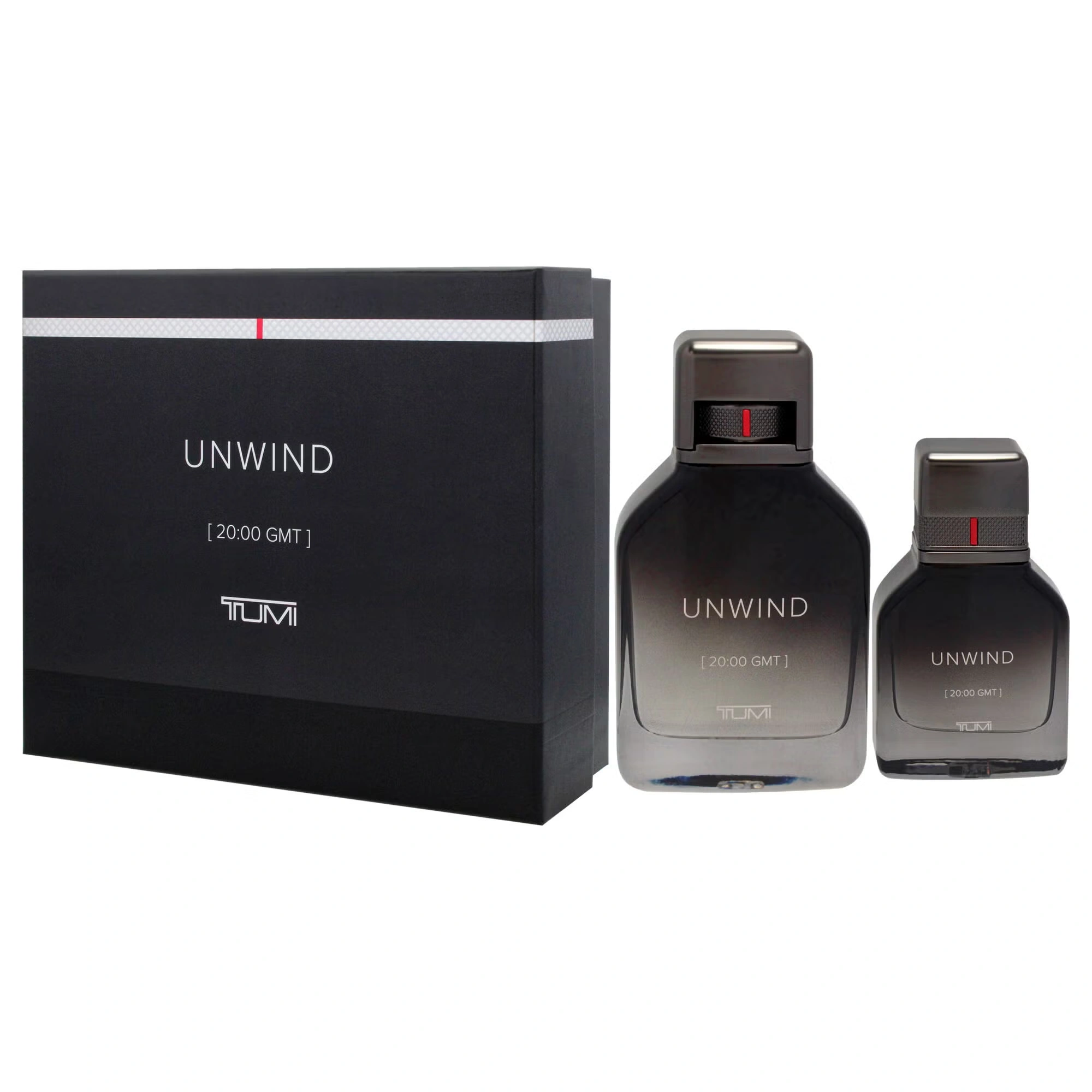 Unwind by Tumi for Men - 2 Pc Gift Set 3.4oz EDP Spray, 1oz EDP Spray