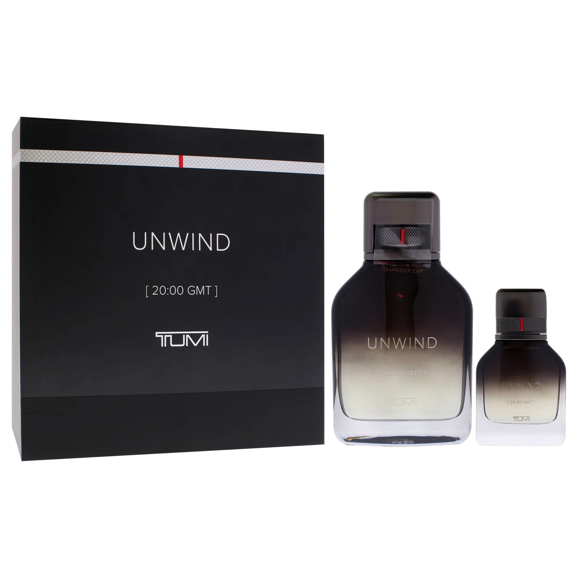 Unwind by Tumi for Men - 2 Pc Gift Set 6.8oz EDP Spray, 1oz EDP Spray