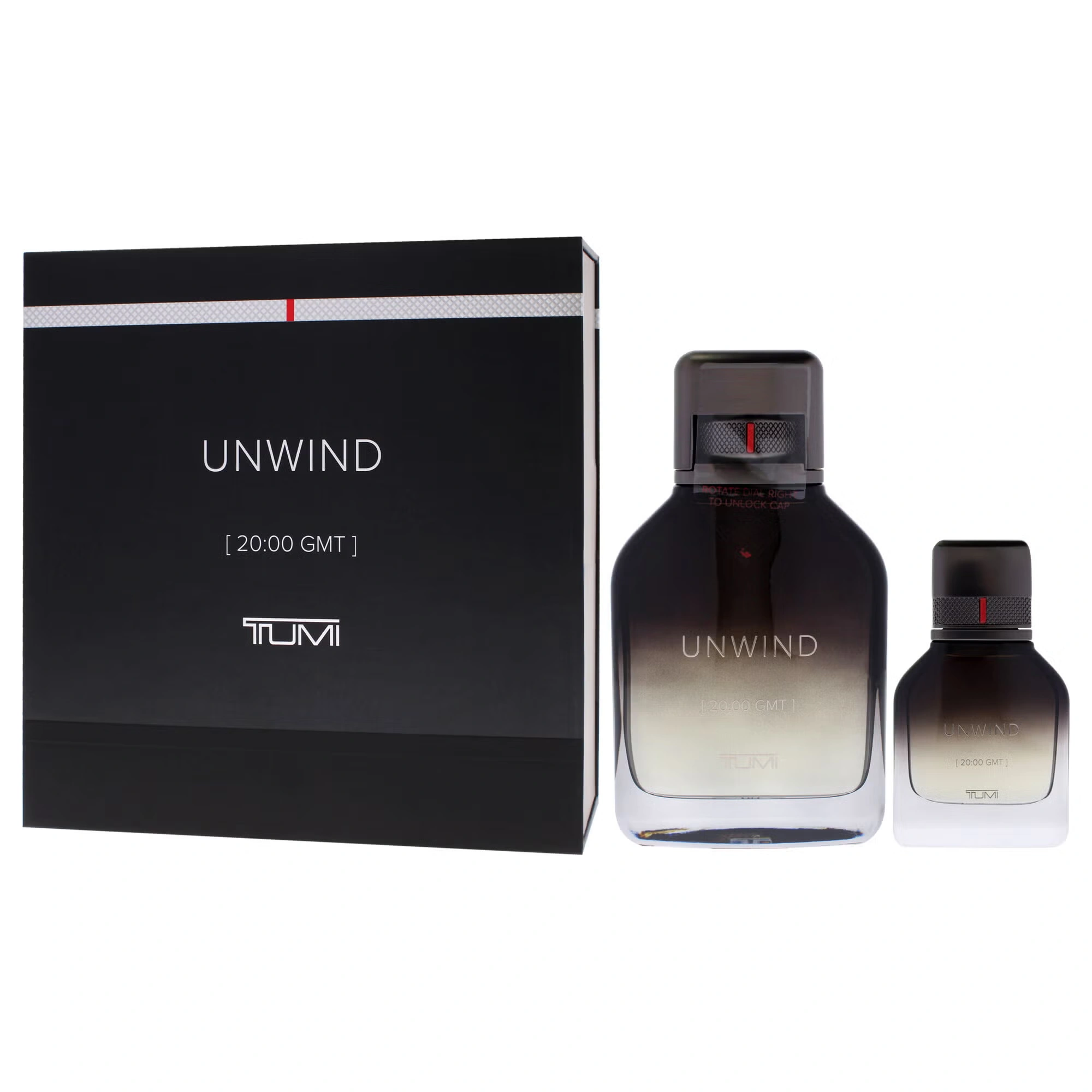 Unwind by Tumi for Men - 2 Pc Gift Set 6.8oz EDP Spray, 1oz EDP Spray