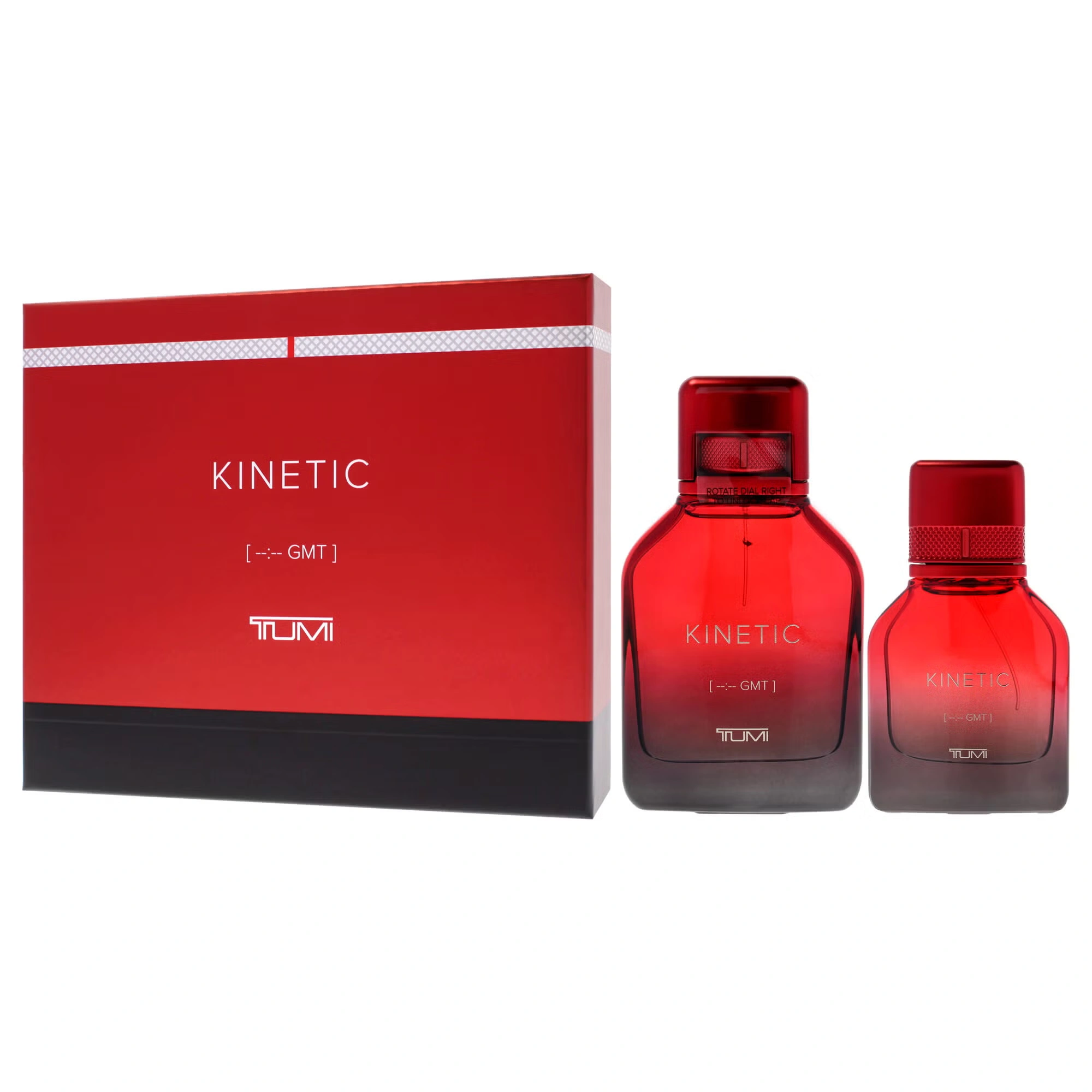 Kinetic by Tumi for Men - 2 Pc Gift Set 3.4oz EDP Spray, 1oz EDP Spray