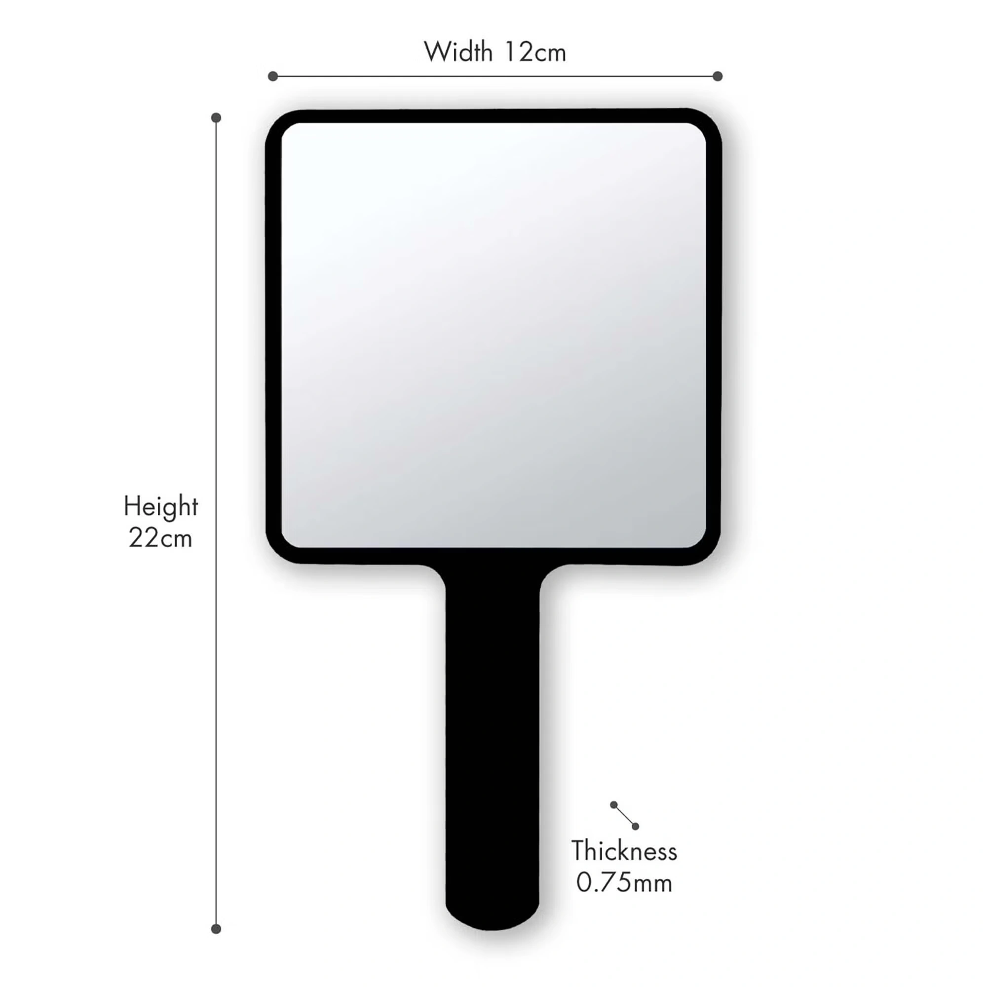 Original Hand Mirror by Browgame for Women - 1 Pc Mirror