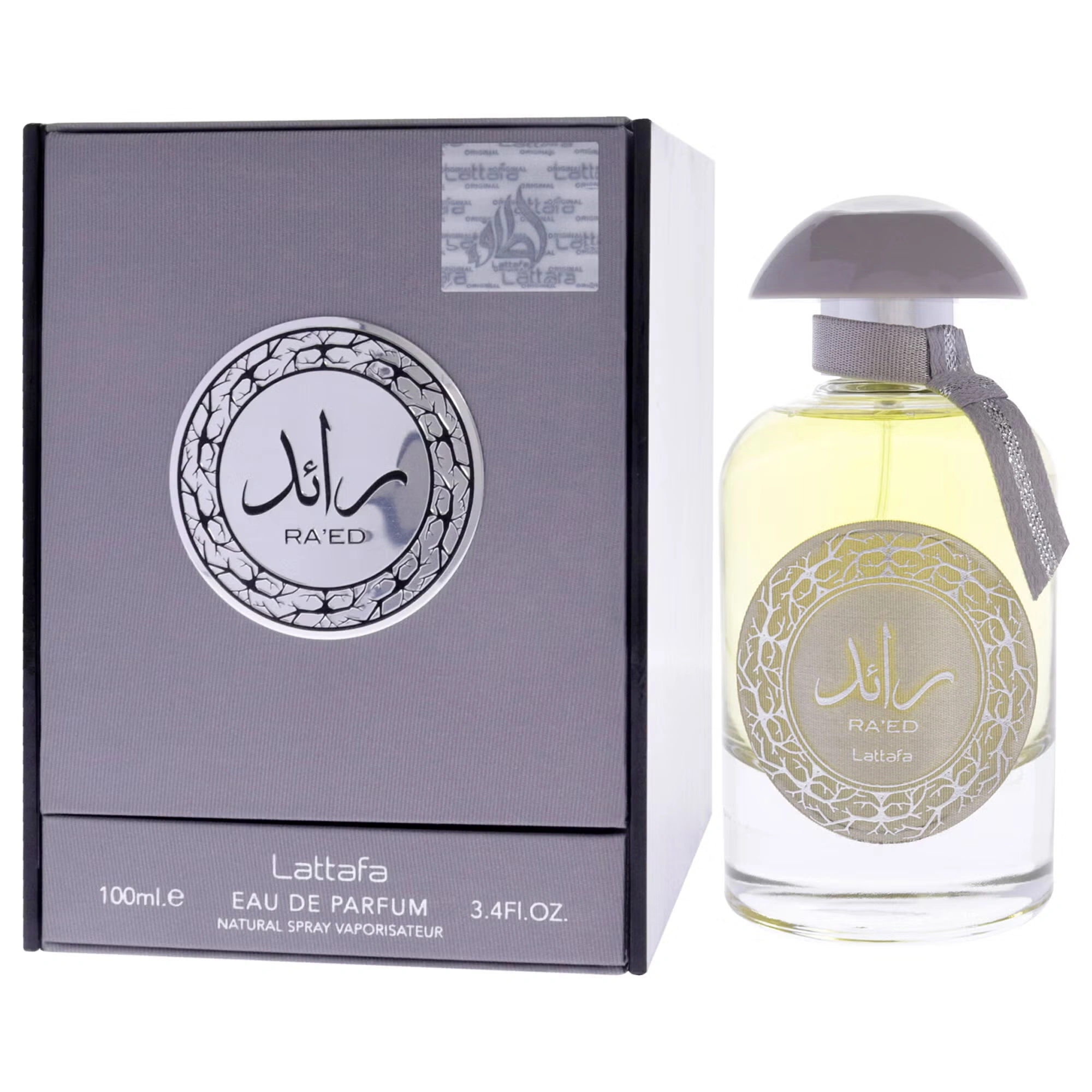 Raed Silver by Lattafa for Unisex - 3.4 oz EDP Spray