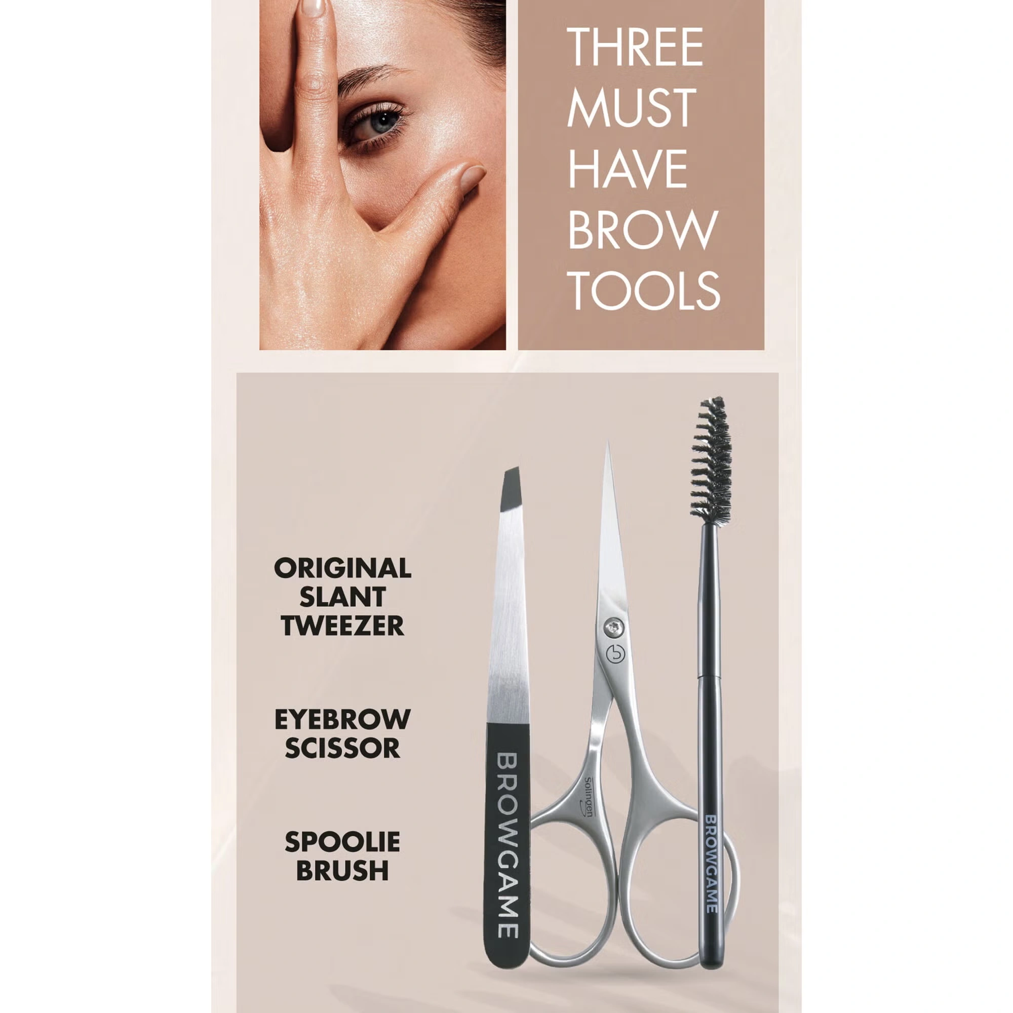 Precision Brow Kit by Browgame for Women - 3 Pc Set 5 Precision Brow Kit by Browgame for Women - 3 Pc Set