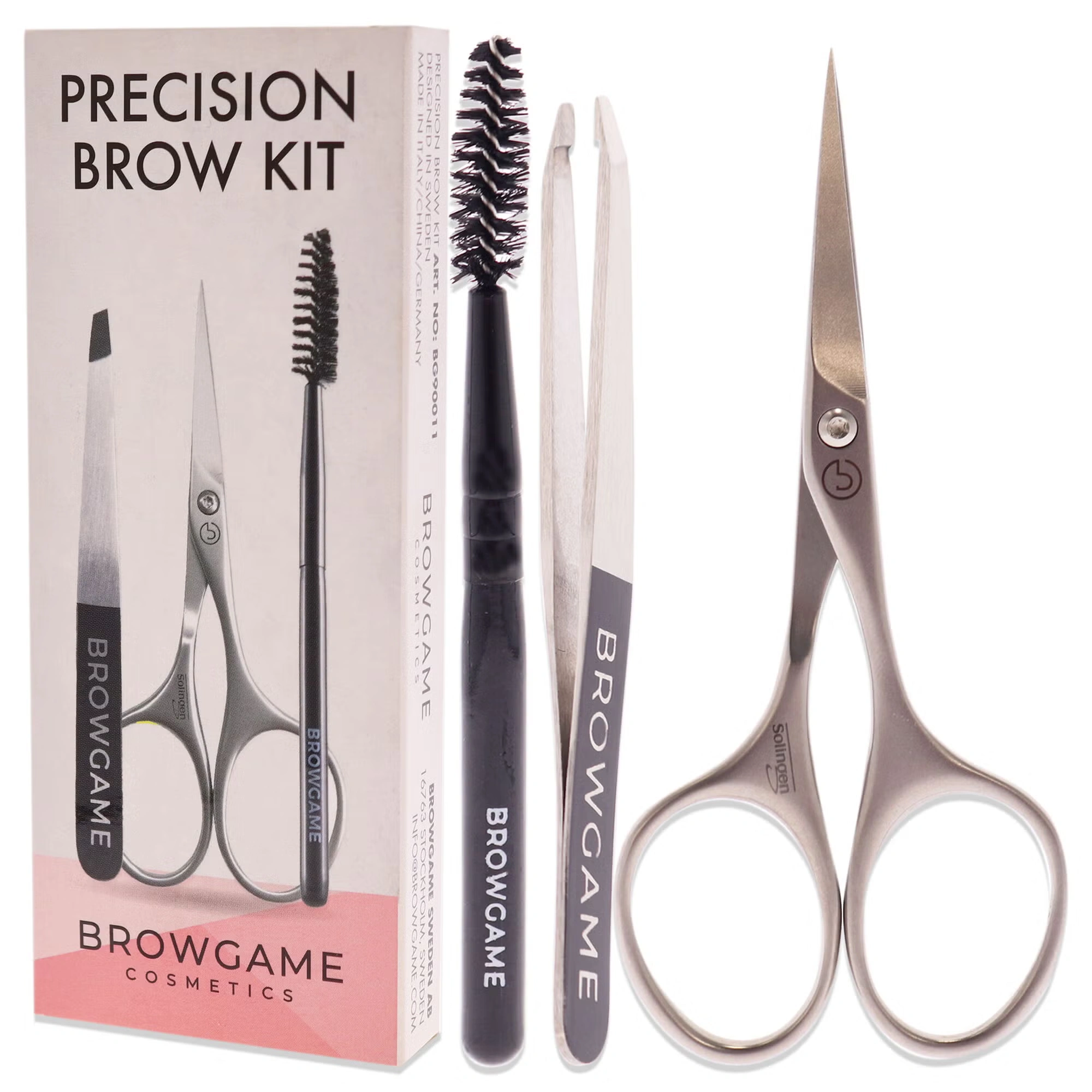 Precision Brow Kit by Browgame for Women - 3 Pc Set 8 Precision Brow Kit by Browgame for Women - 3 Pc Set