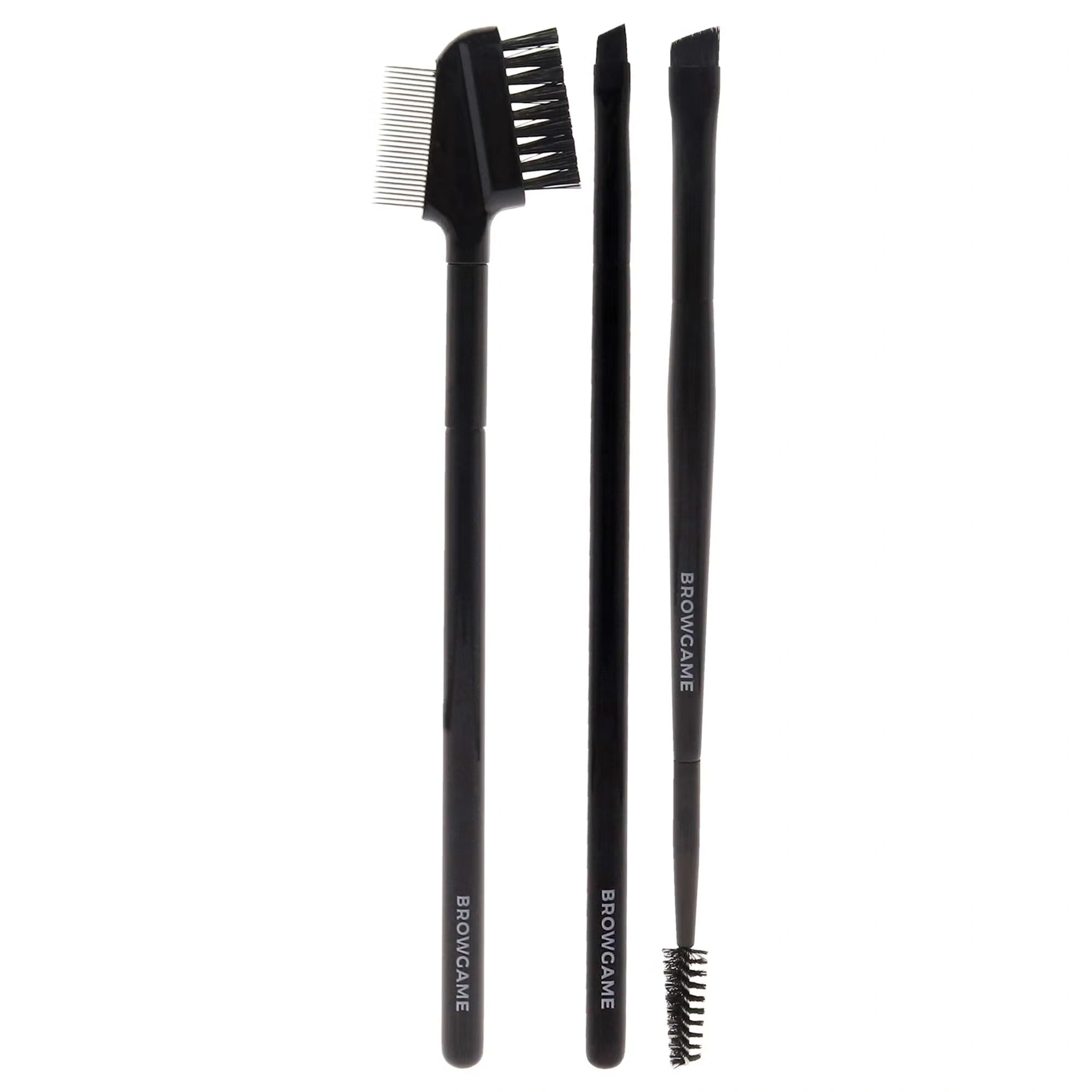 Brow Brush Kit by Browgame for Women - 3 Pc Set 5 Brow Brush Kit by Browgame for Women - 3 Pc Set