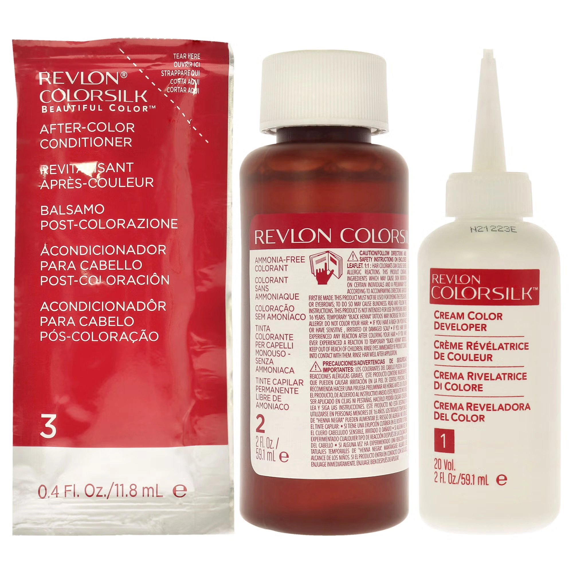 Colorsilk Beautiful Color - 20 Brown Black 2N by Revlon for Unisex - 1 Application Hair Color 6 Colorsilk Beautiful Color - 20 Brown Black 2N by Revlon for Unisex - 1 Application Hair Color