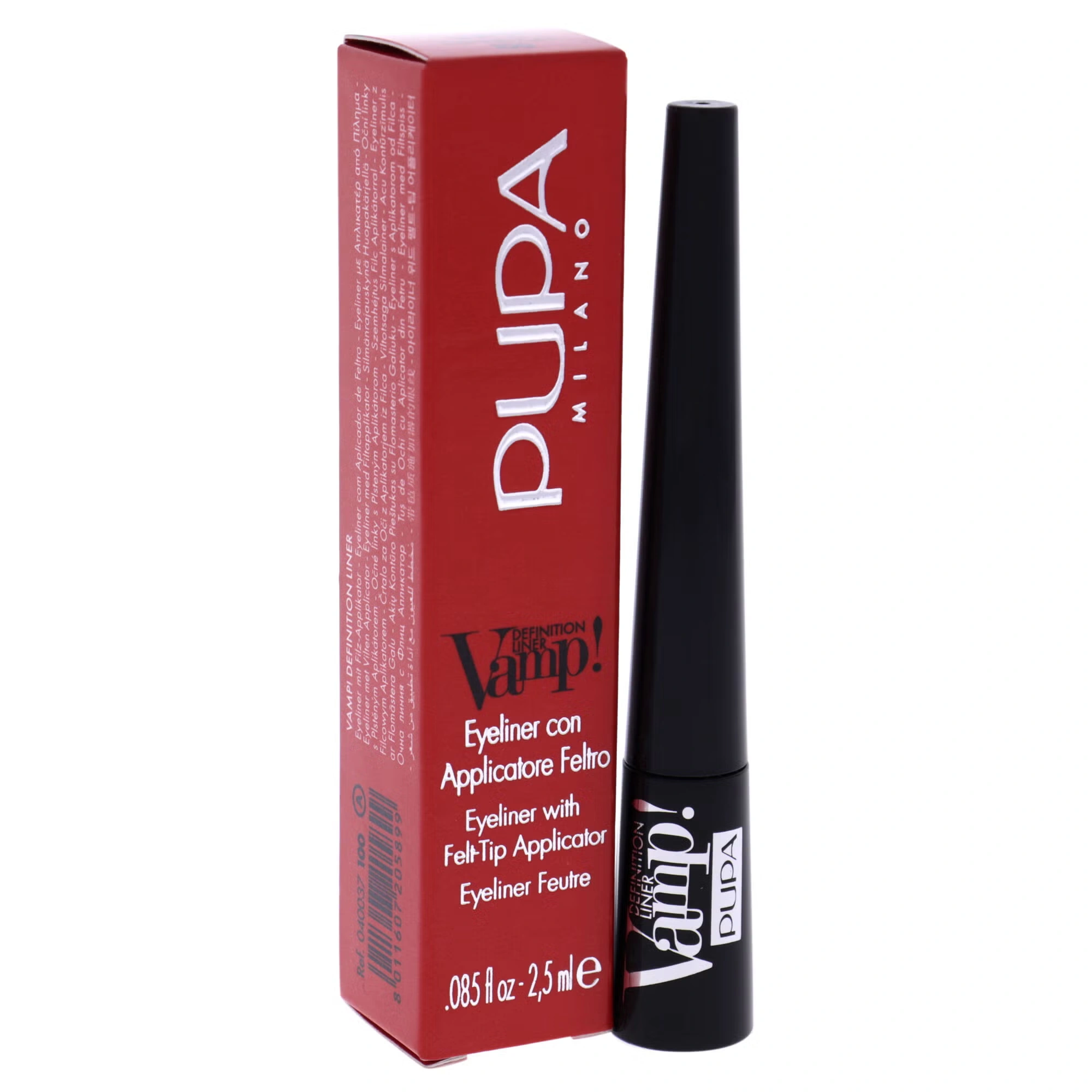 Vamp! Definition Liner - 100 Extra Black by Pupa Milano for Women - 0.85 oz Eyeliner 7 Vamp! Definition Liner - 100 Extra Black by Pupa Milano for Women - 0.85 oz Eyeliner