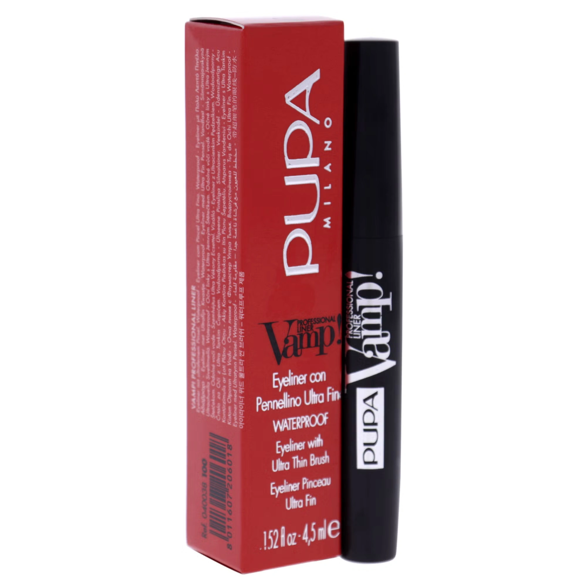 Vamp! Professional Liner - 100 Extra Black by Pupa Milano for Women - 0.152 oz Eyeliner 7 Vamp! Professional Liner - 100 Extra Black by Pupa Milano for Women - 0.152 oz Eyeliner