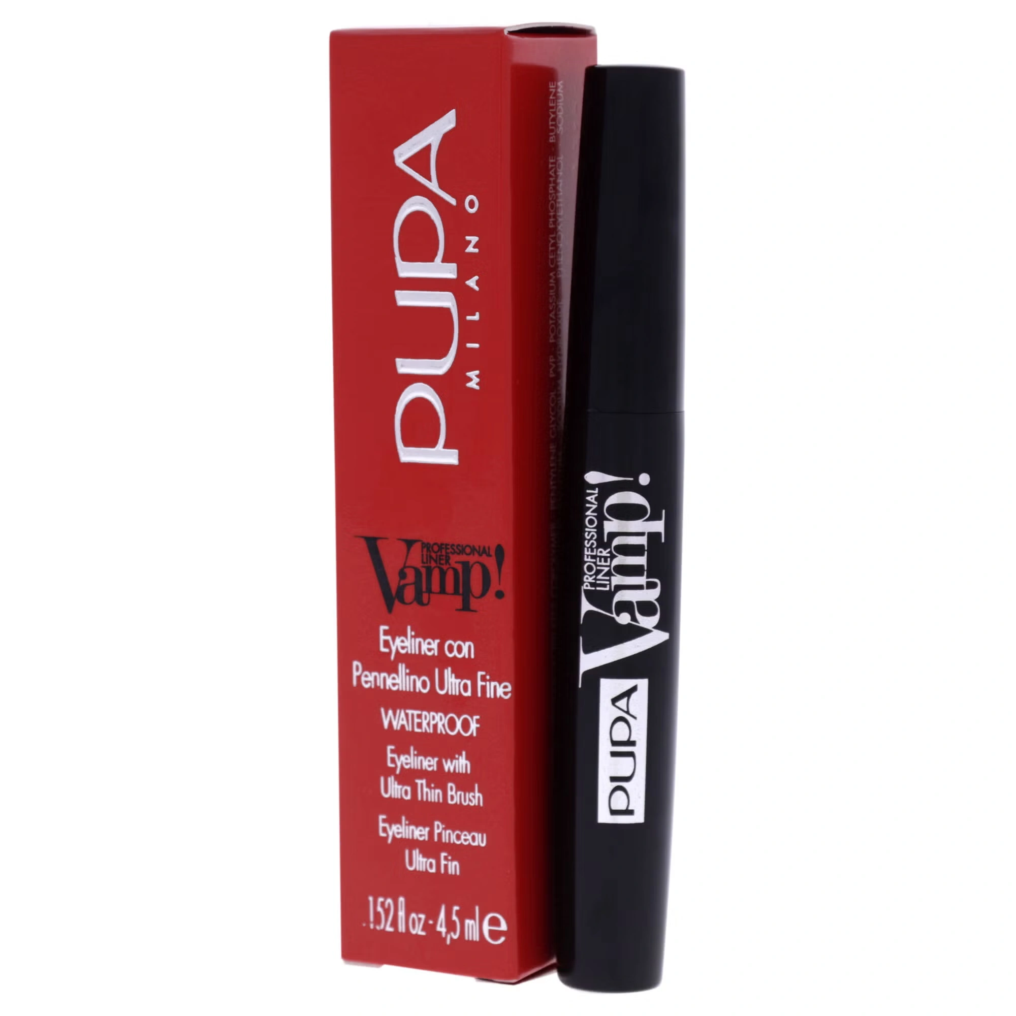 Vamp! Professional Liner - 100 Extra Black by Pupa Milano for Women - 0.152 oz Eyeliner 8 Vamp! Professional Liner - 100 Extra Black by Pupa Milano for Women - 0.152 oz Eyeliner