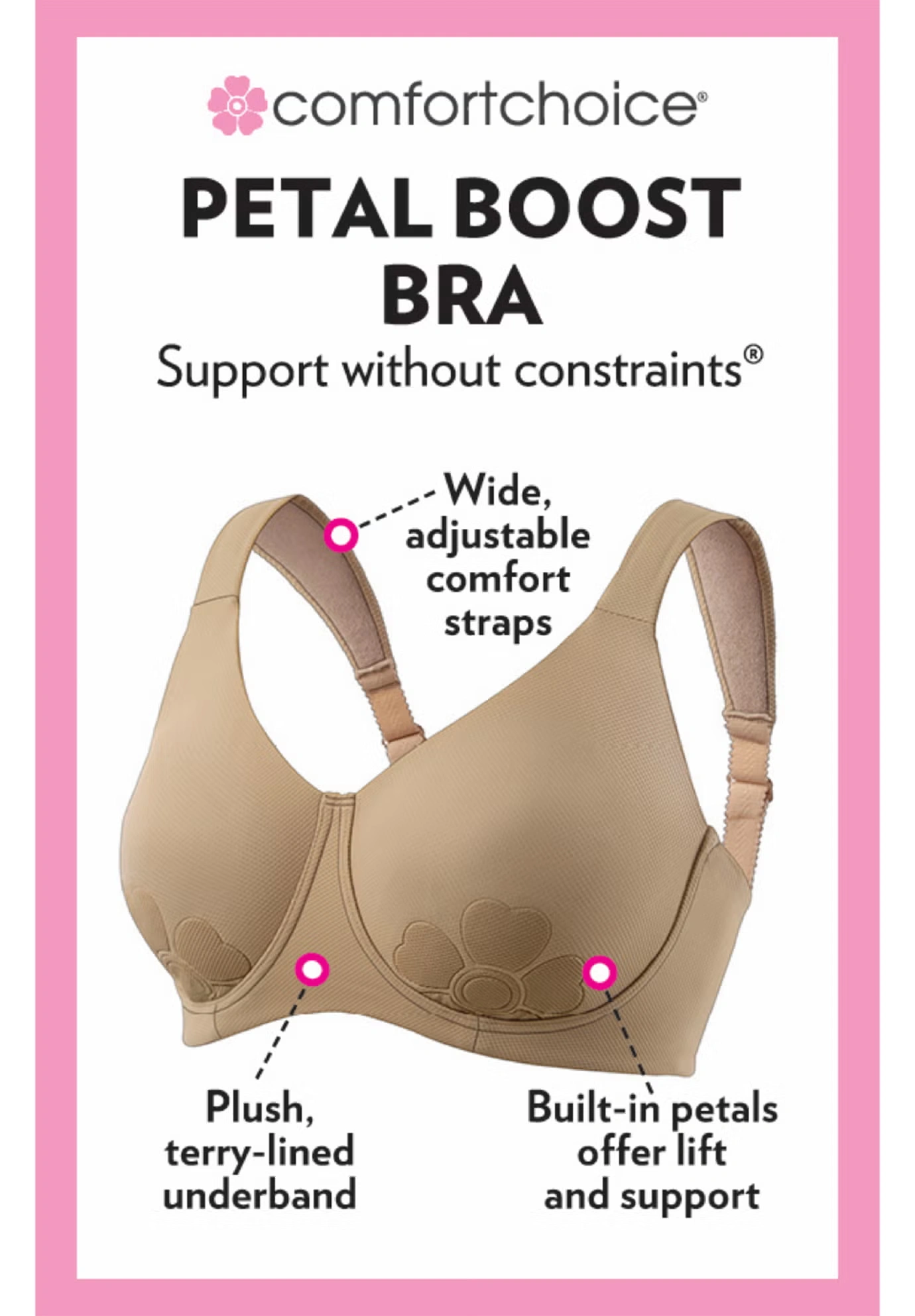 Petal Boost® Underwire Bra 4 Petal Boost® Underwire Bra