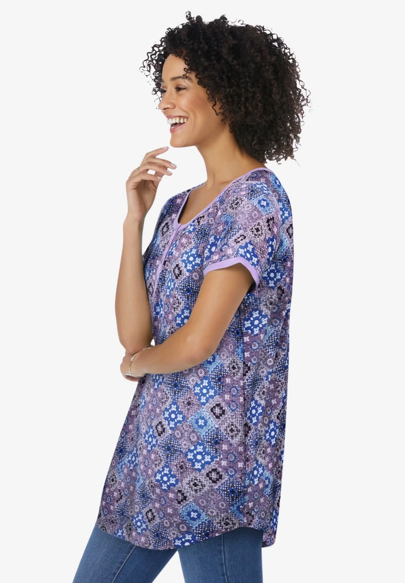 Knit Henley Tunic 3 Knit Henley Tunic