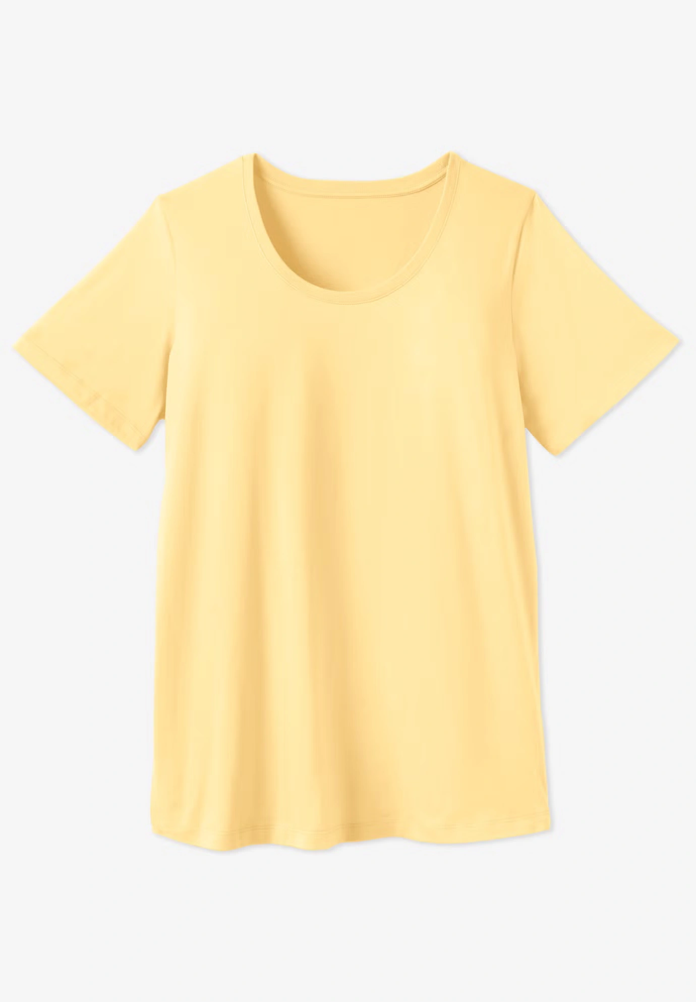 Perfect Short-Sleeve Scoopneck Tee