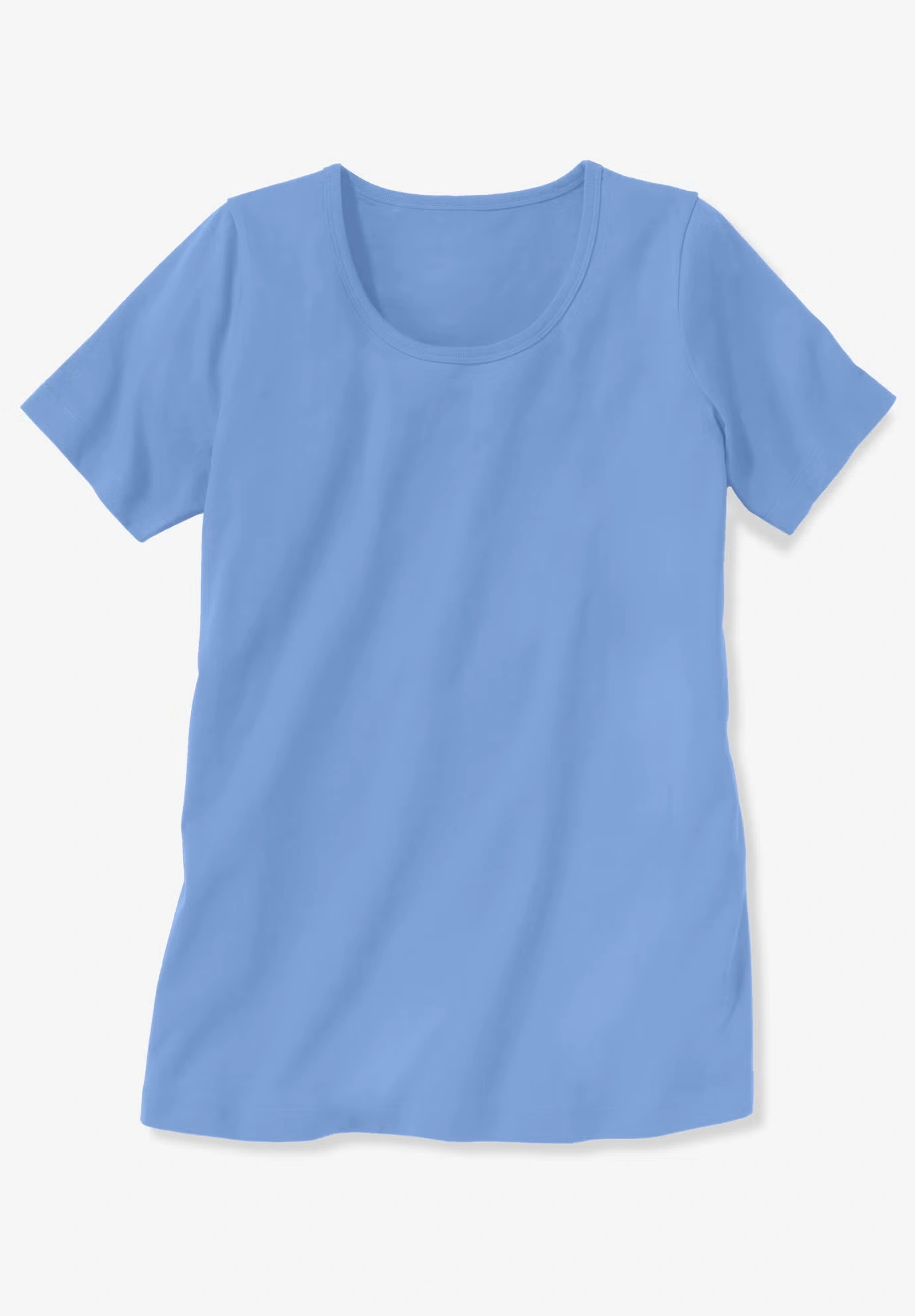 Perfect Short-Sleeve Scoopneck Tee