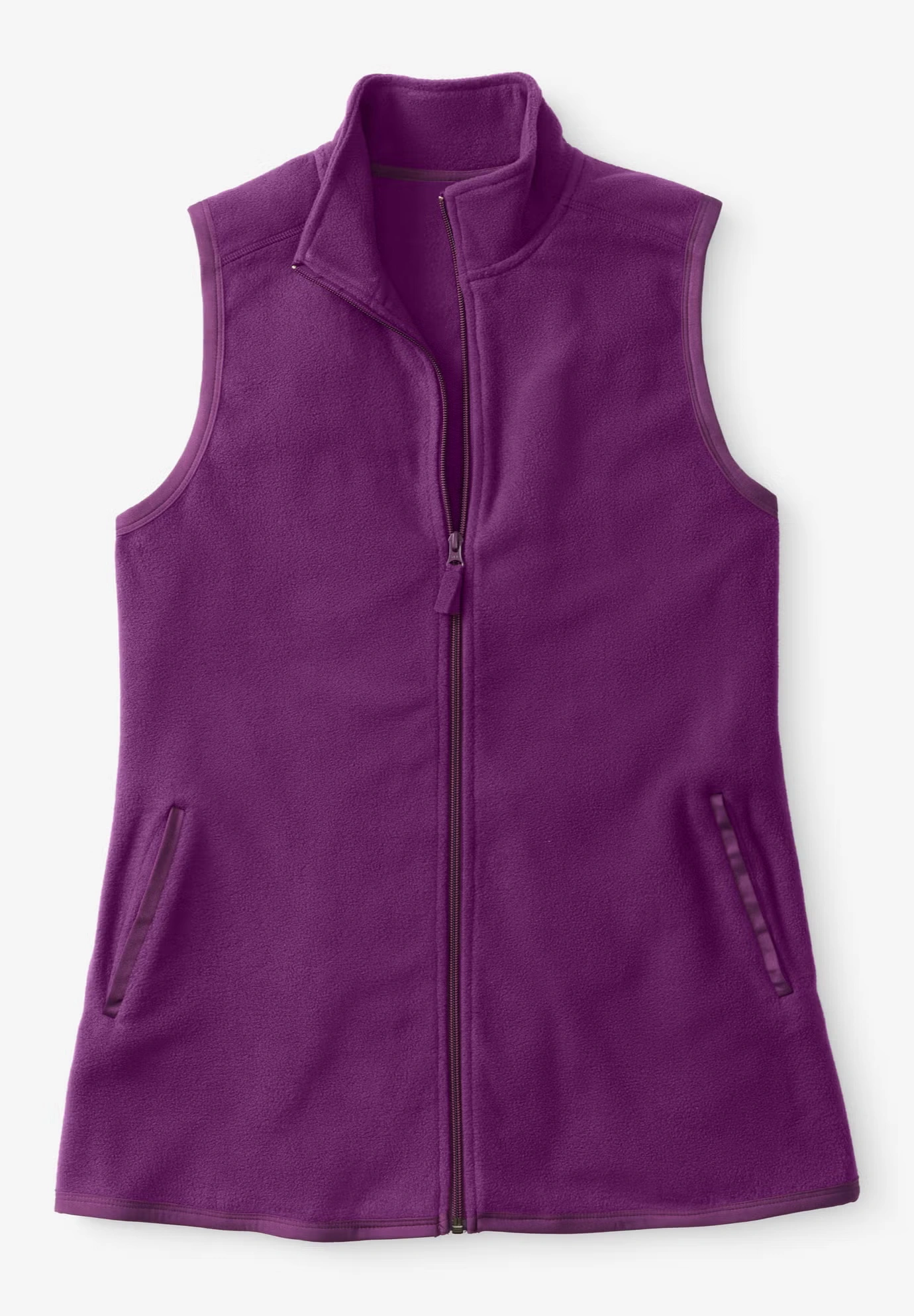 Zip-Front Microfleece Vest 4 Zip-Front Microfleece Vest
