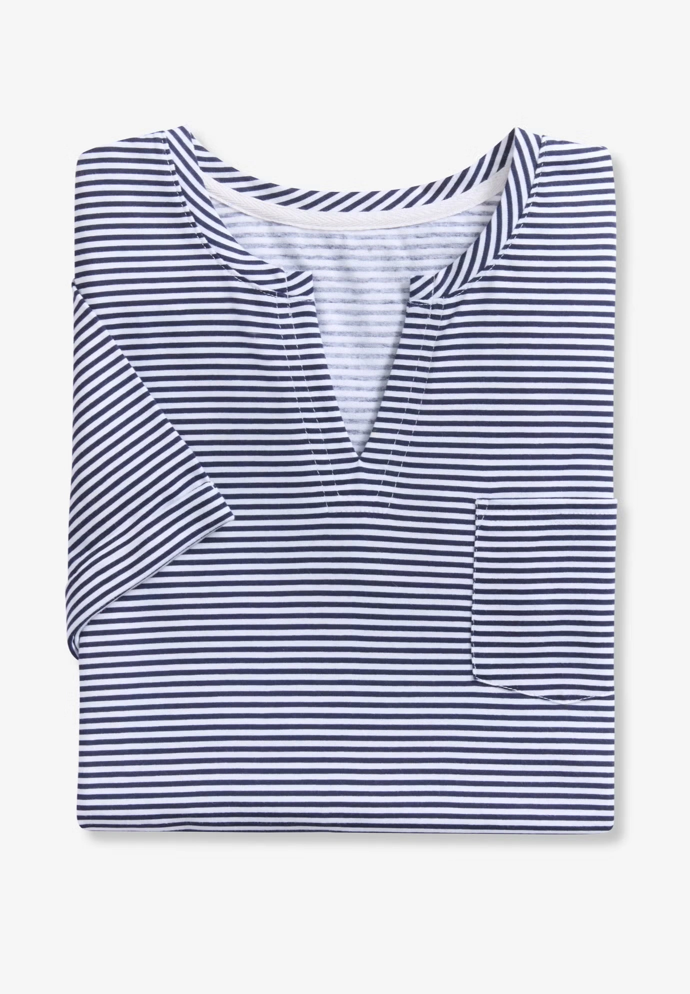 Notch-Neck Pocket Tee 4 Notch-Neck Pocket Tee