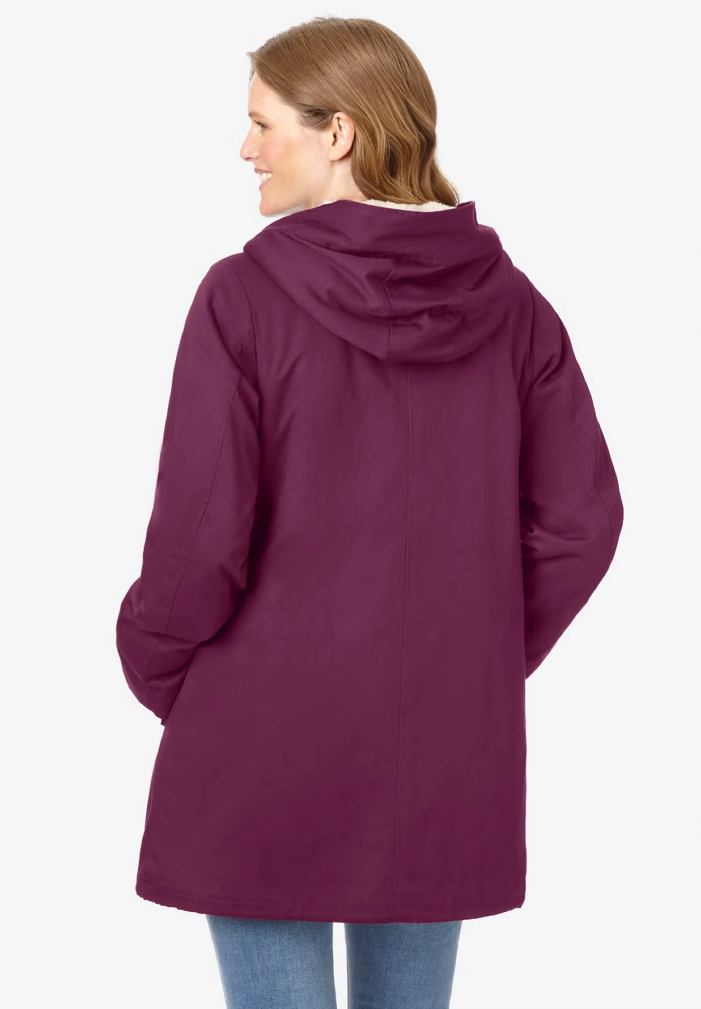 Sherpa-Lined Hooded Parka