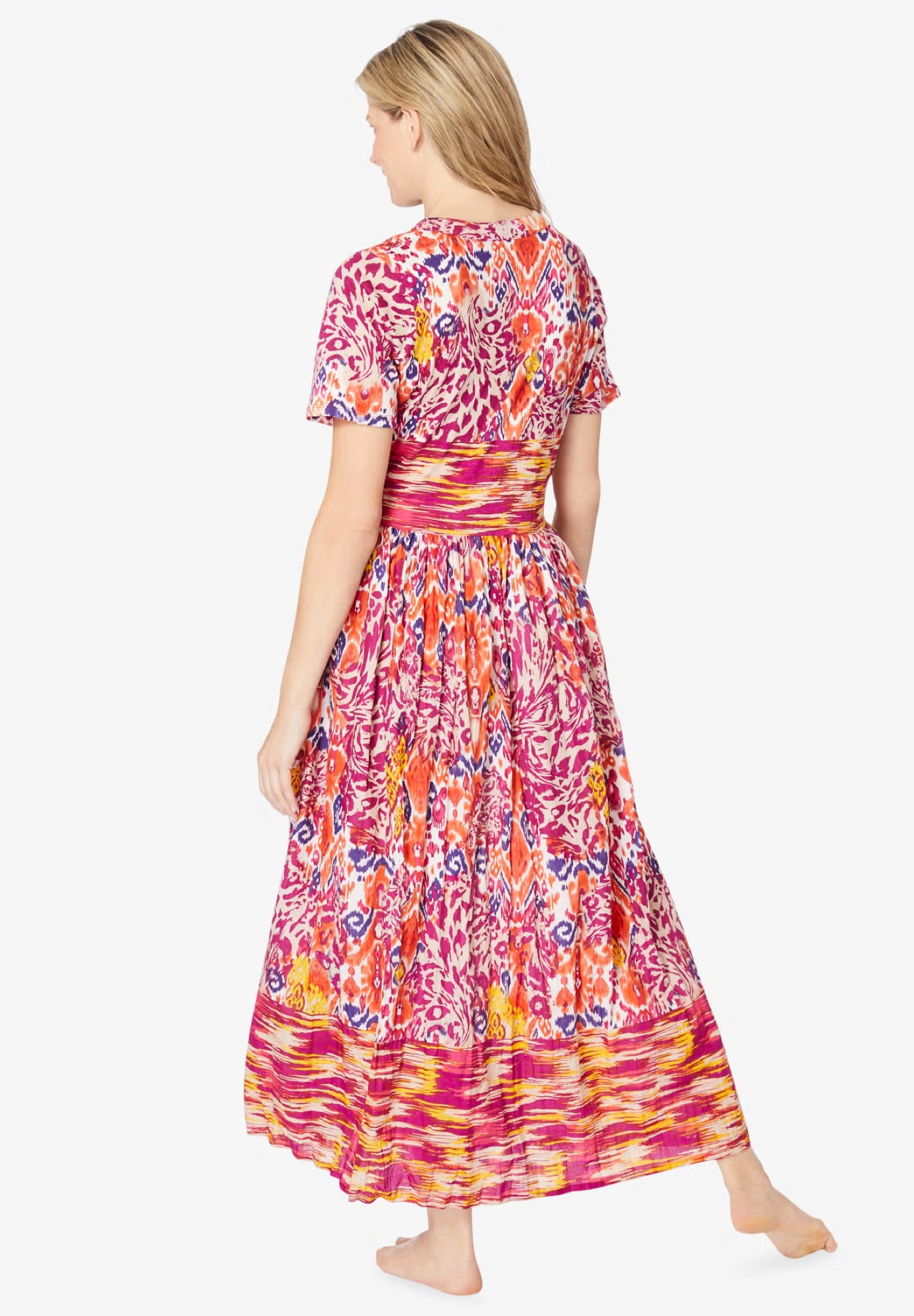 Long Crinkle Cotton Lounger