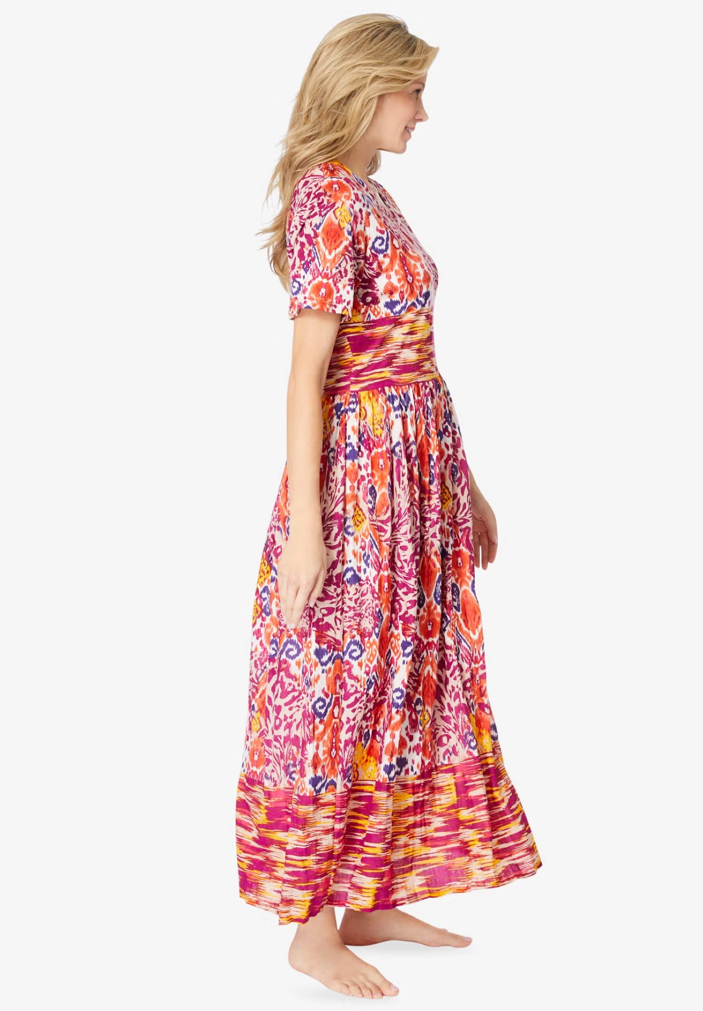 Long Crinkle Cotton Lounger