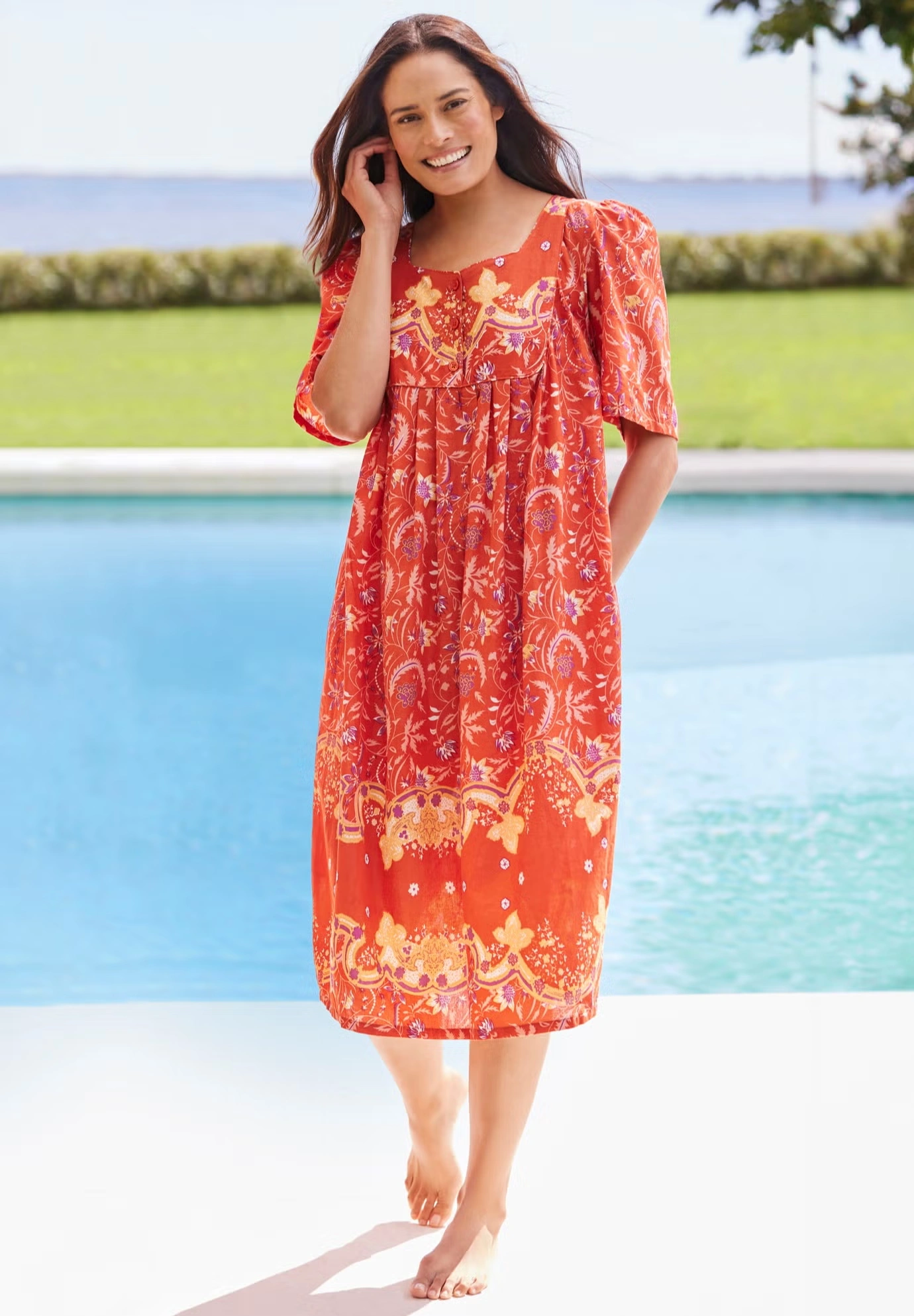 Mixed Print Short Lounger 8 Mixed Print Short Lounger