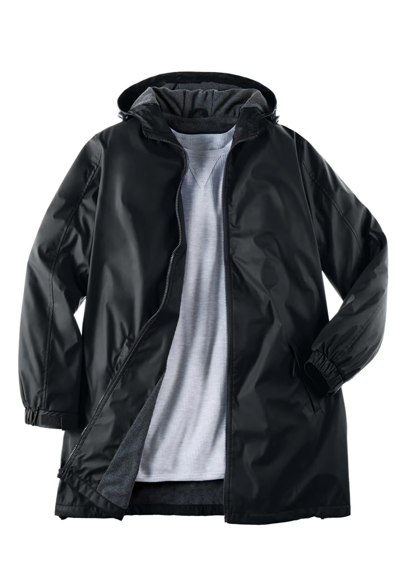 Hooded Slicker Raincoat