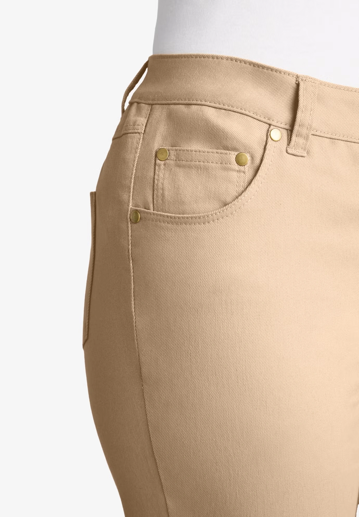 True Fit Stretch Denim Straight Leg Jean