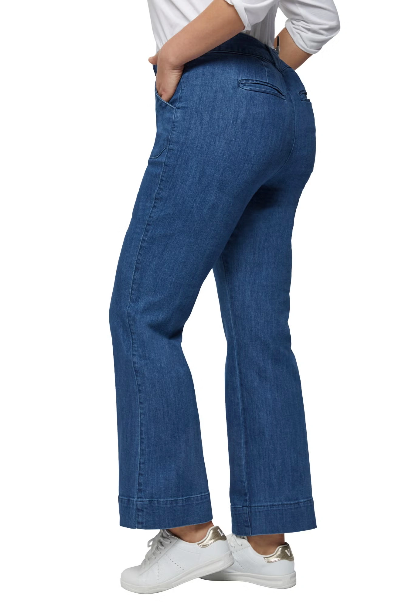 High-Waist Wide Leg Jeans