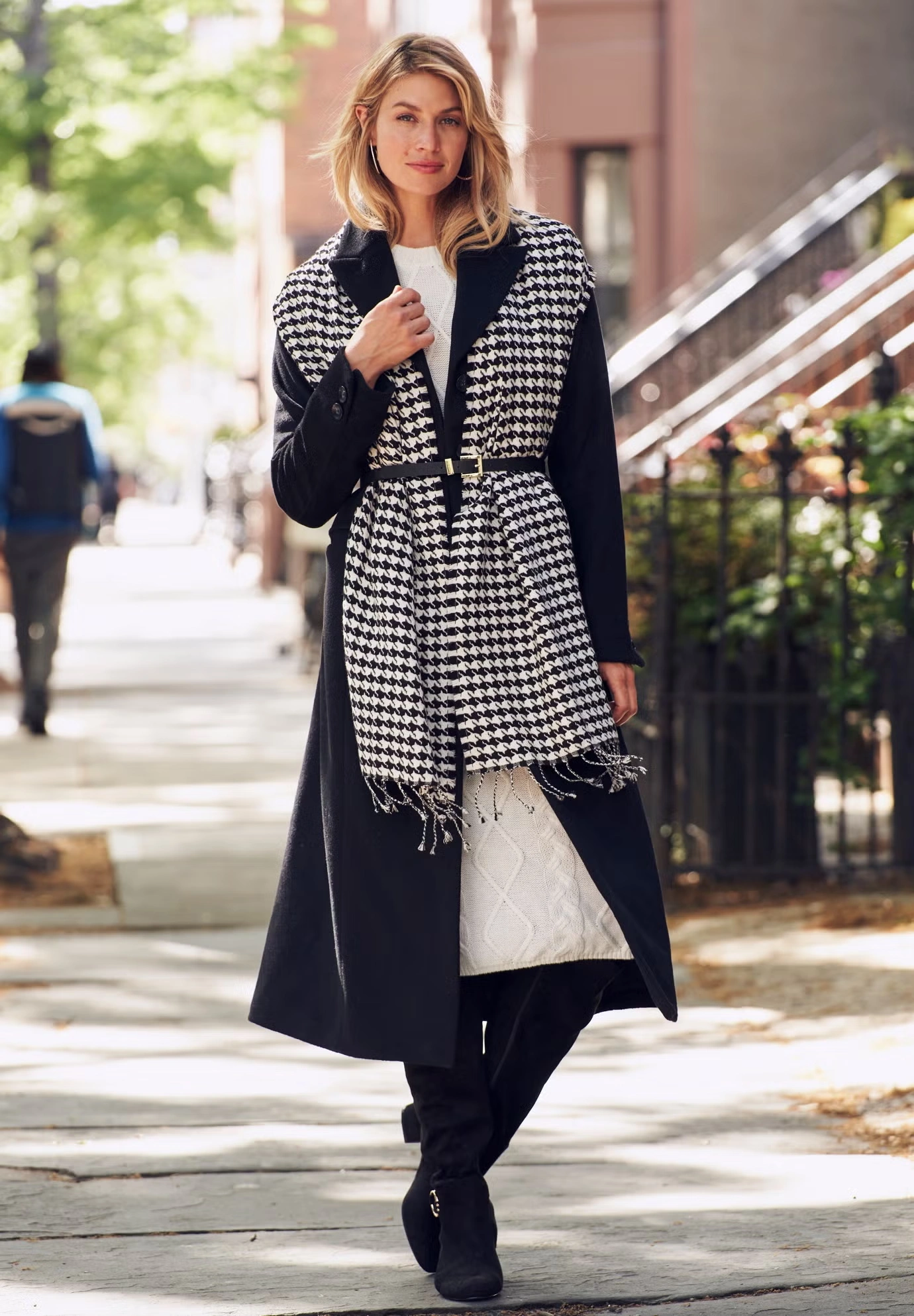 Full Length Wool Blend Coat 3 Full Length Wool Blend Coat