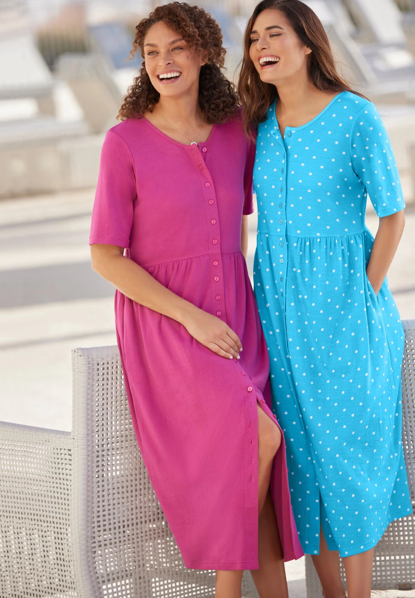 Button-Front Essential Dress 3 Button-Front Essential Dress