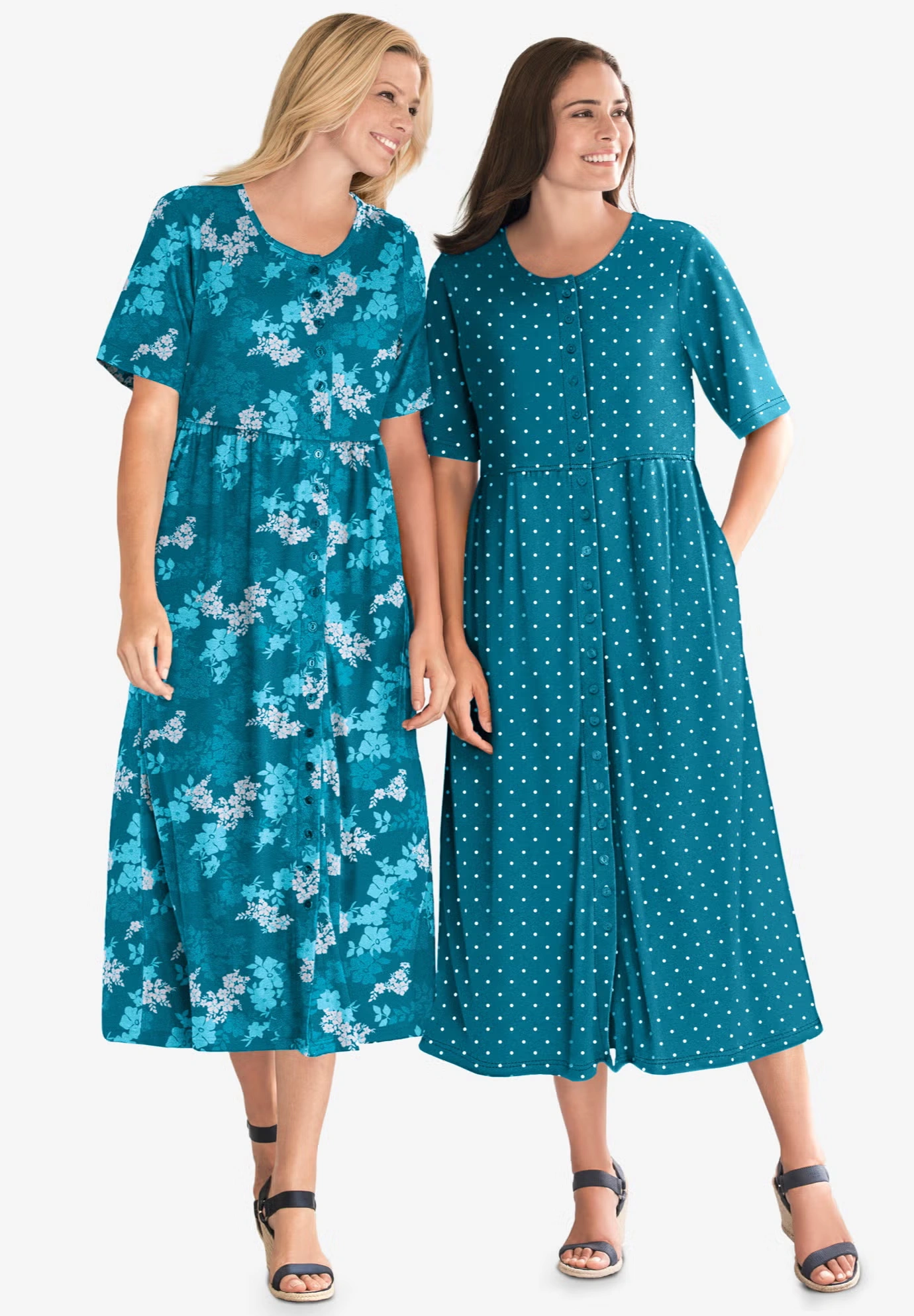 Button-Front Essential Dress 4 Button-Front Essential Dress