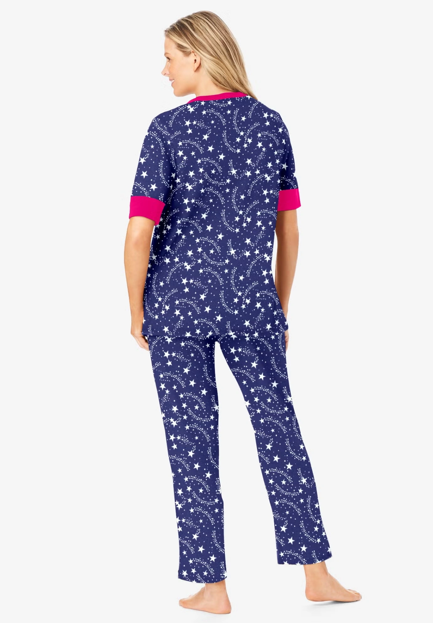 Printed Henley PJ Set
