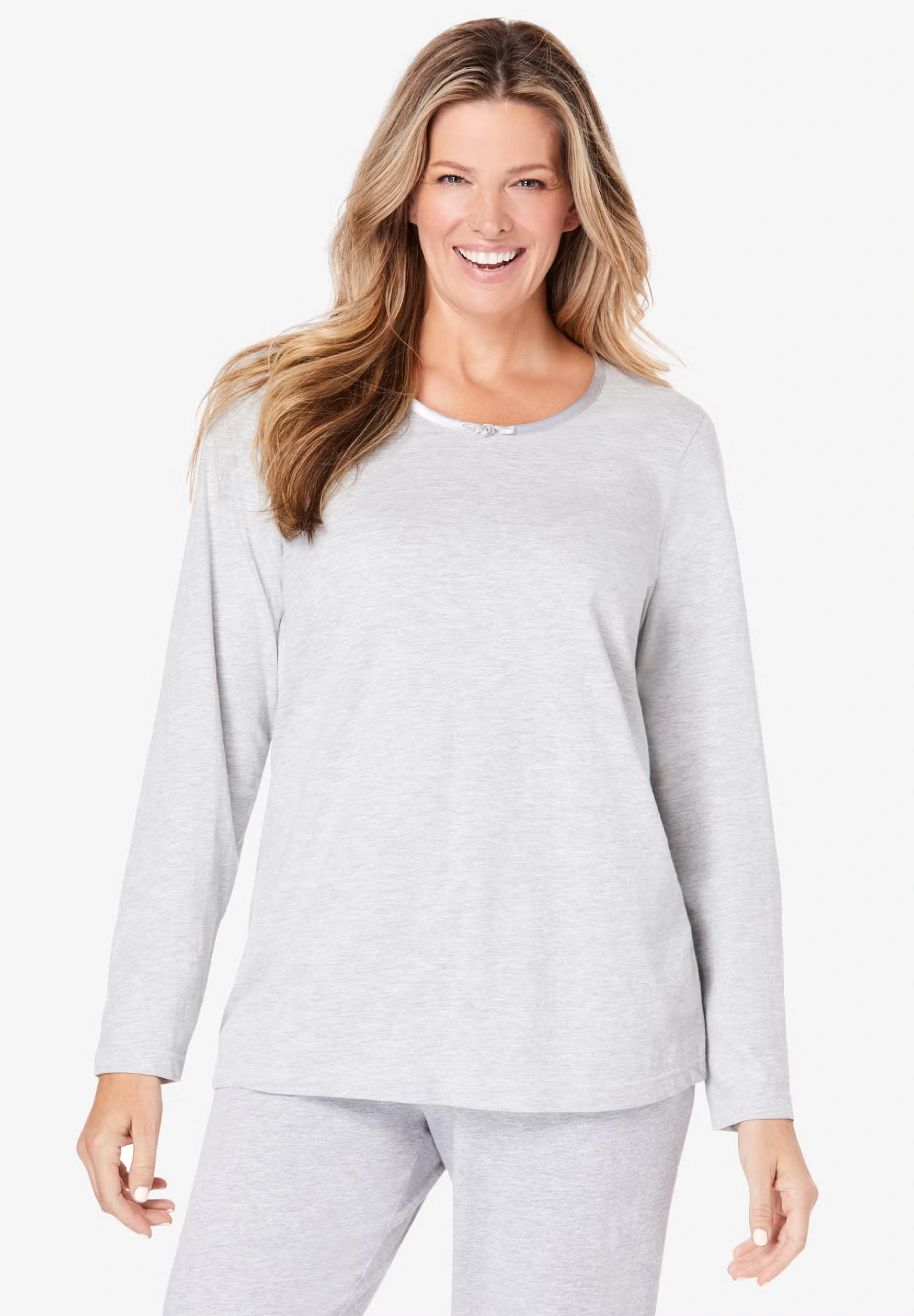 Satin Trim Sleep Tee